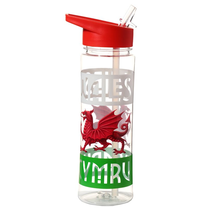 Wales Cymru Welsh Dragon 550ml Water Bottle