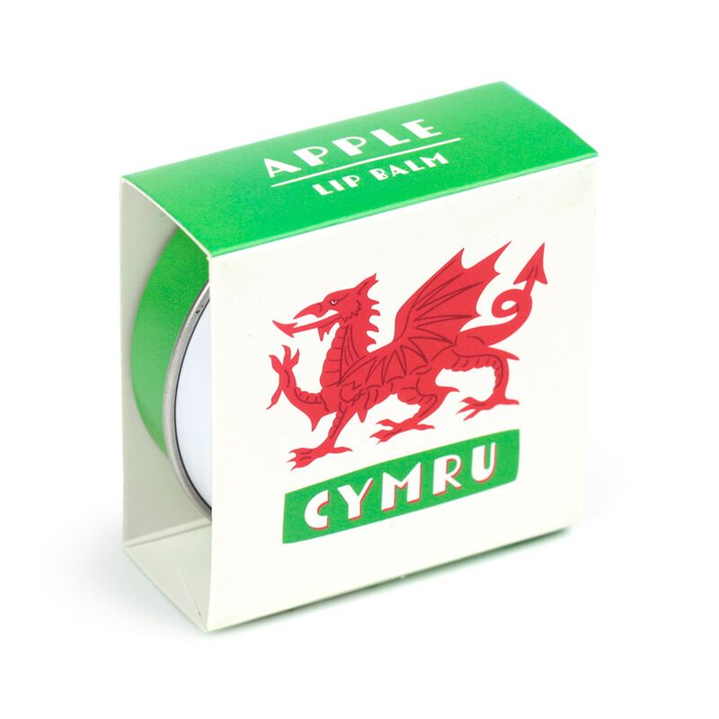 Welsh Dragon Wales (Cymru) Souvenir Lip Balm in a Tin - Set of 4