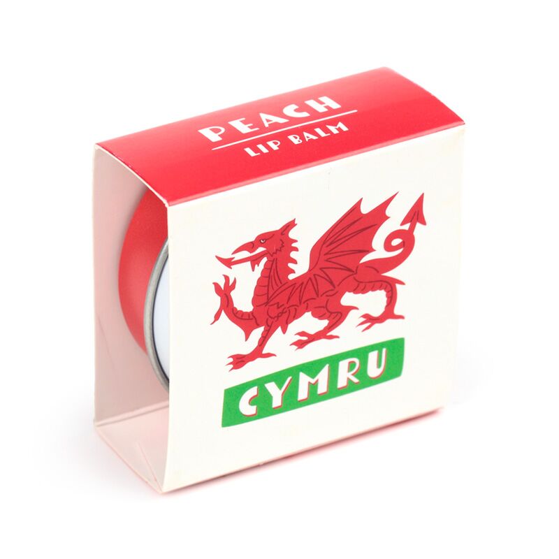 Welsh Dragon Wales (Cymru) Souvenir Lip Balm in a Tin - Set of 4