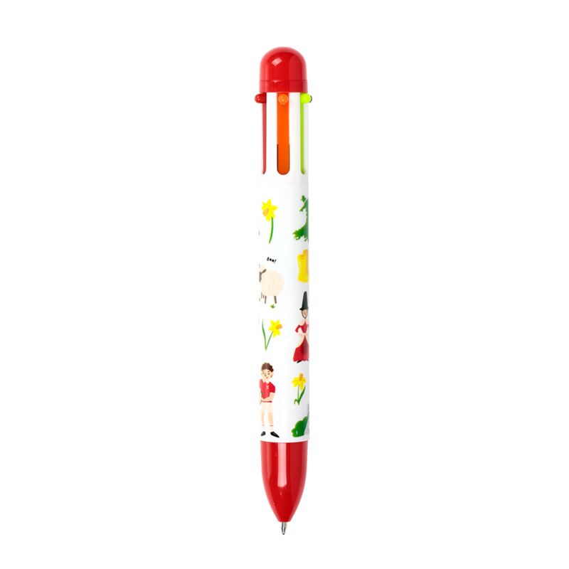 Welsh Dragon Wales (Cymru) Souvenir Multi Colour set of 2 Pens