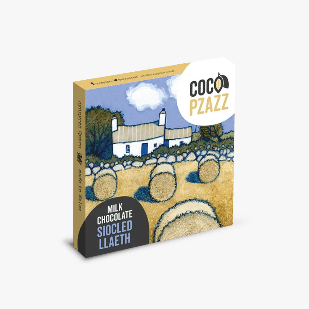 Coco Pzazz Siocled Llaeth Bar Siocled Llaeth - 80g