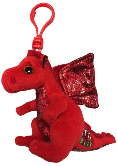 Ty Ddraig Goch Red Dragon Key Clip