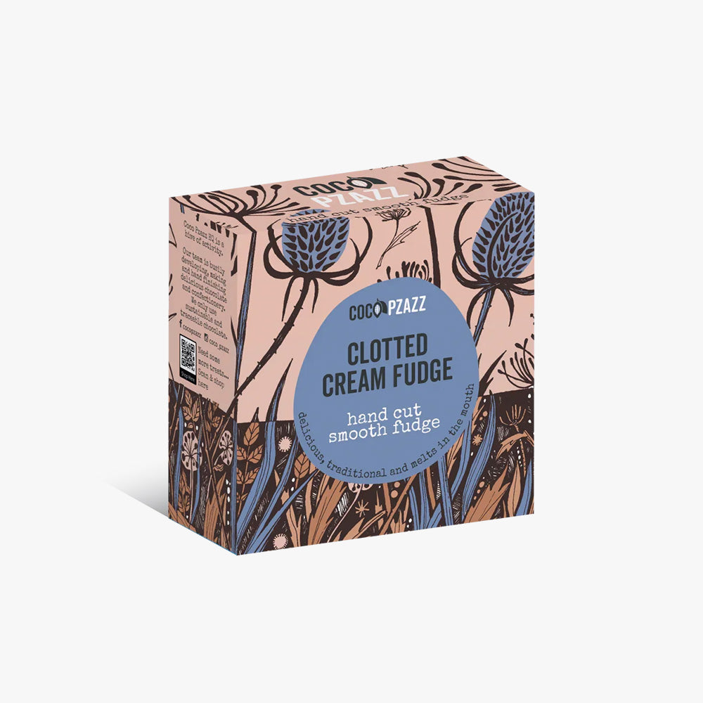 Coco Pzazz Traditional Clotted Cream Fudge - 150g