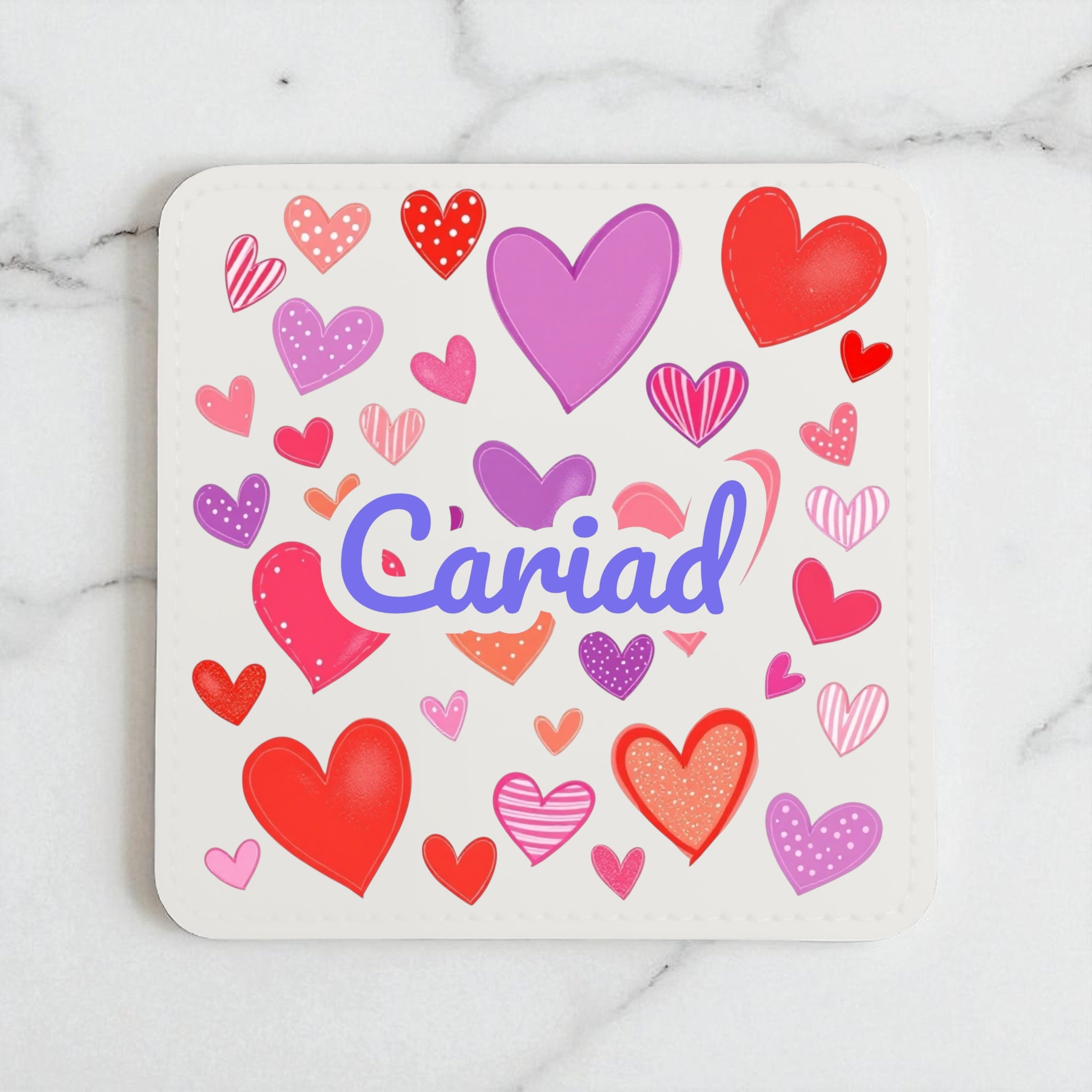 Cariad Hearts Coaster Set