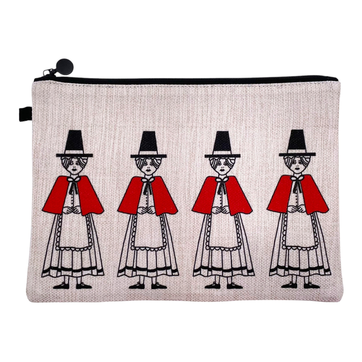 Welsh Lady Large Cosmetic Bag - Makeup and Toiletry Bag, Traditional Welsh Gift