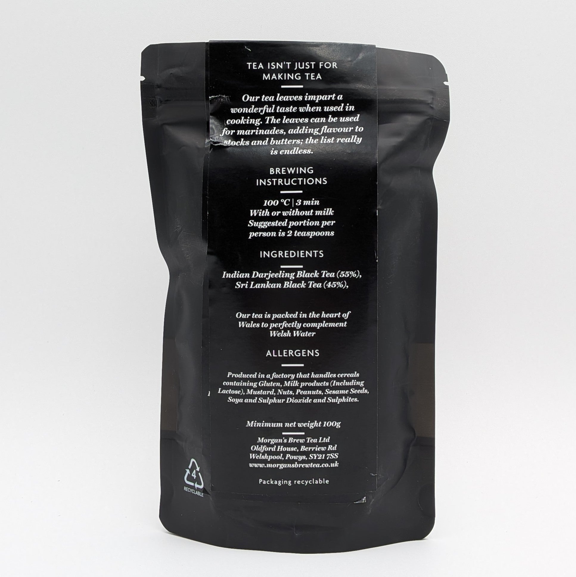Morgan's Brew Welsh Afternoon Light Blend of Black Tea