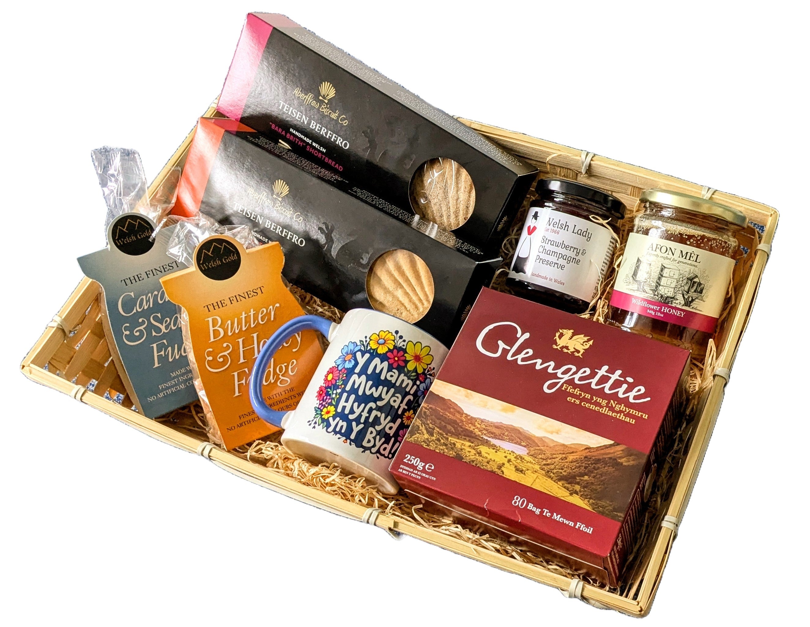 Loveliest Mum Welsh Treats Hamper - Welsh Language