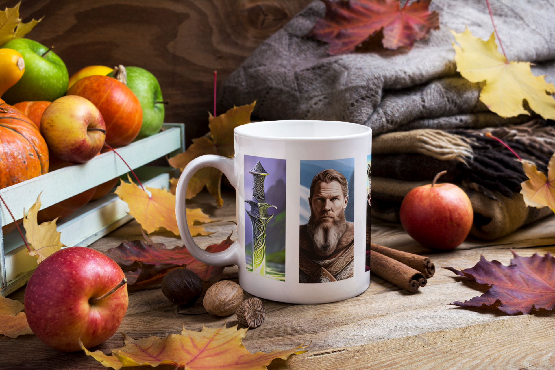 Welsh Legends - King Arthur Excalibur Sword Mug