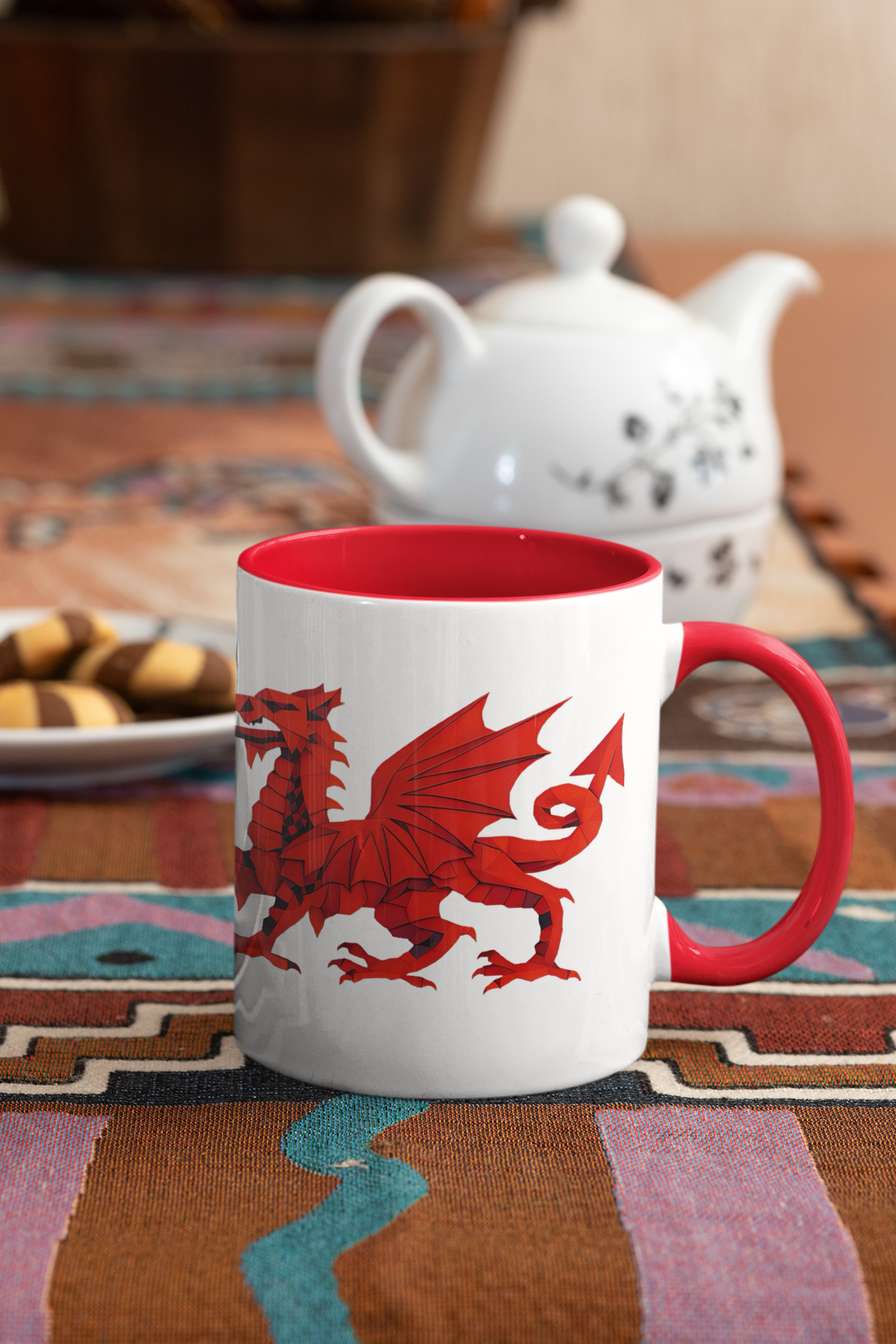 Cymru Am Byth Mwg y Ddraig Goch Gymreig