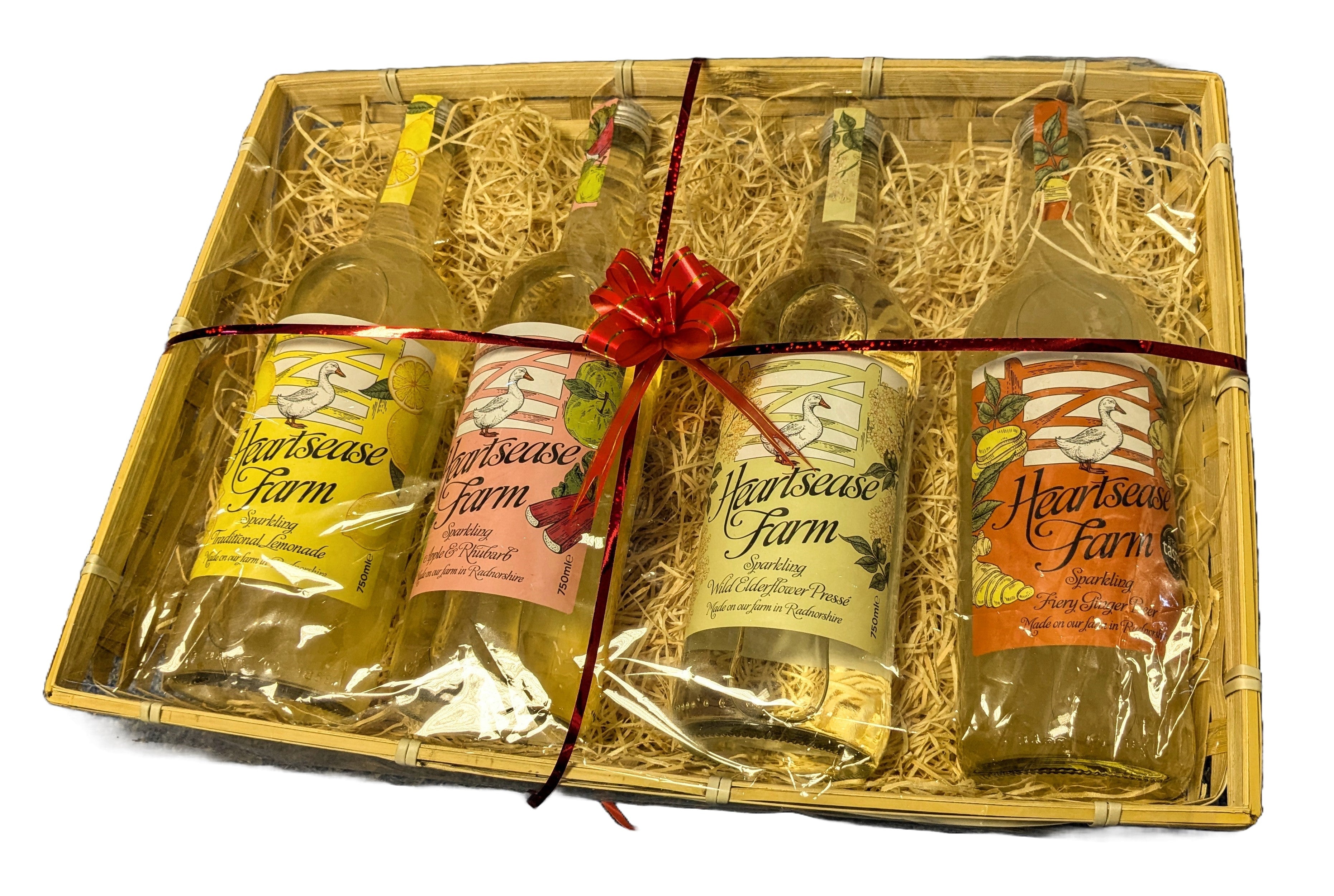 Hamper Diodydd Pefriog Heartsease Farm