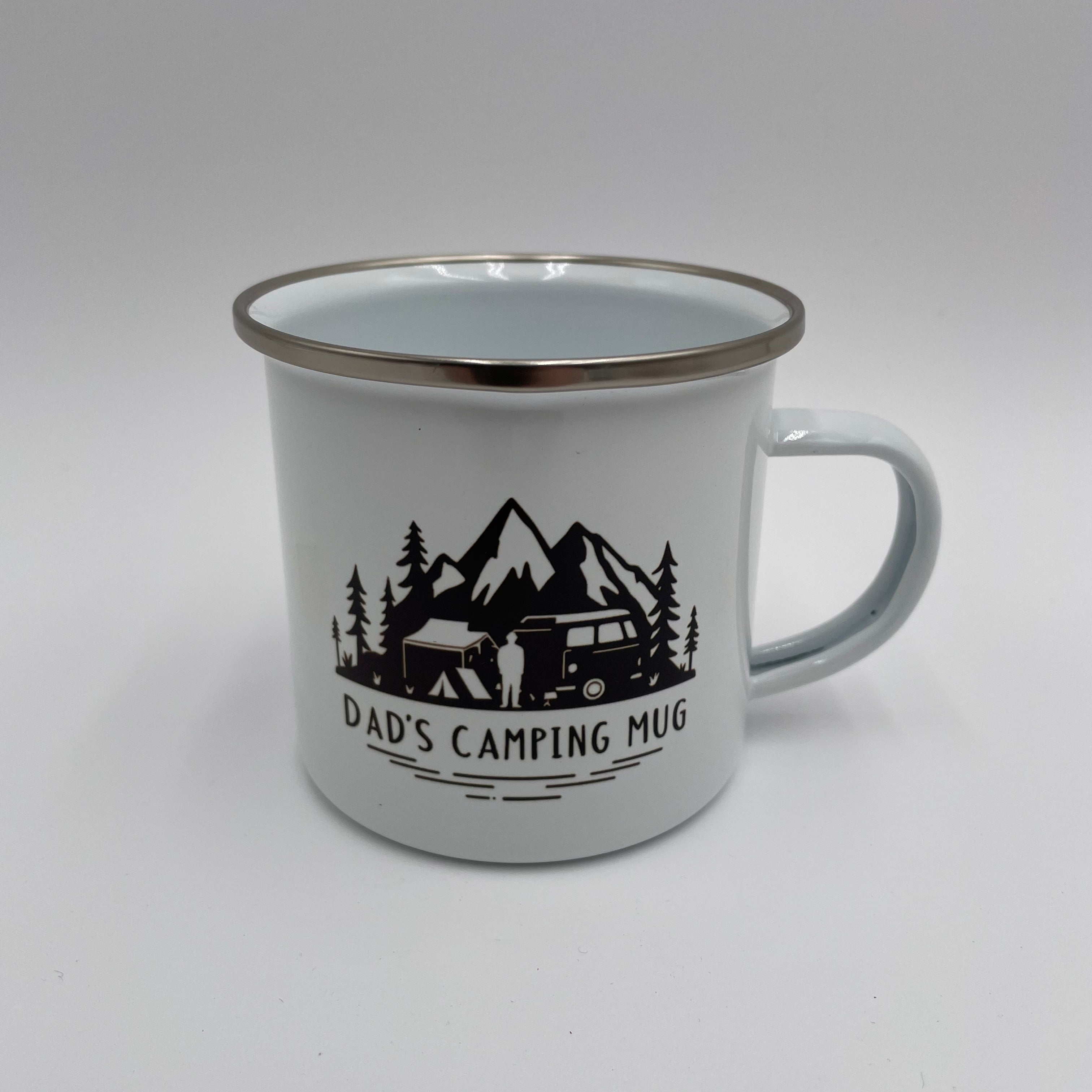 Dad's Camping Enamel Mug