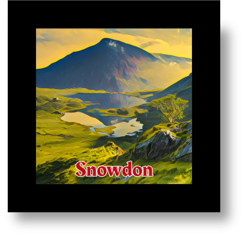 Vintage Travel – Snowdon Glass Coaster