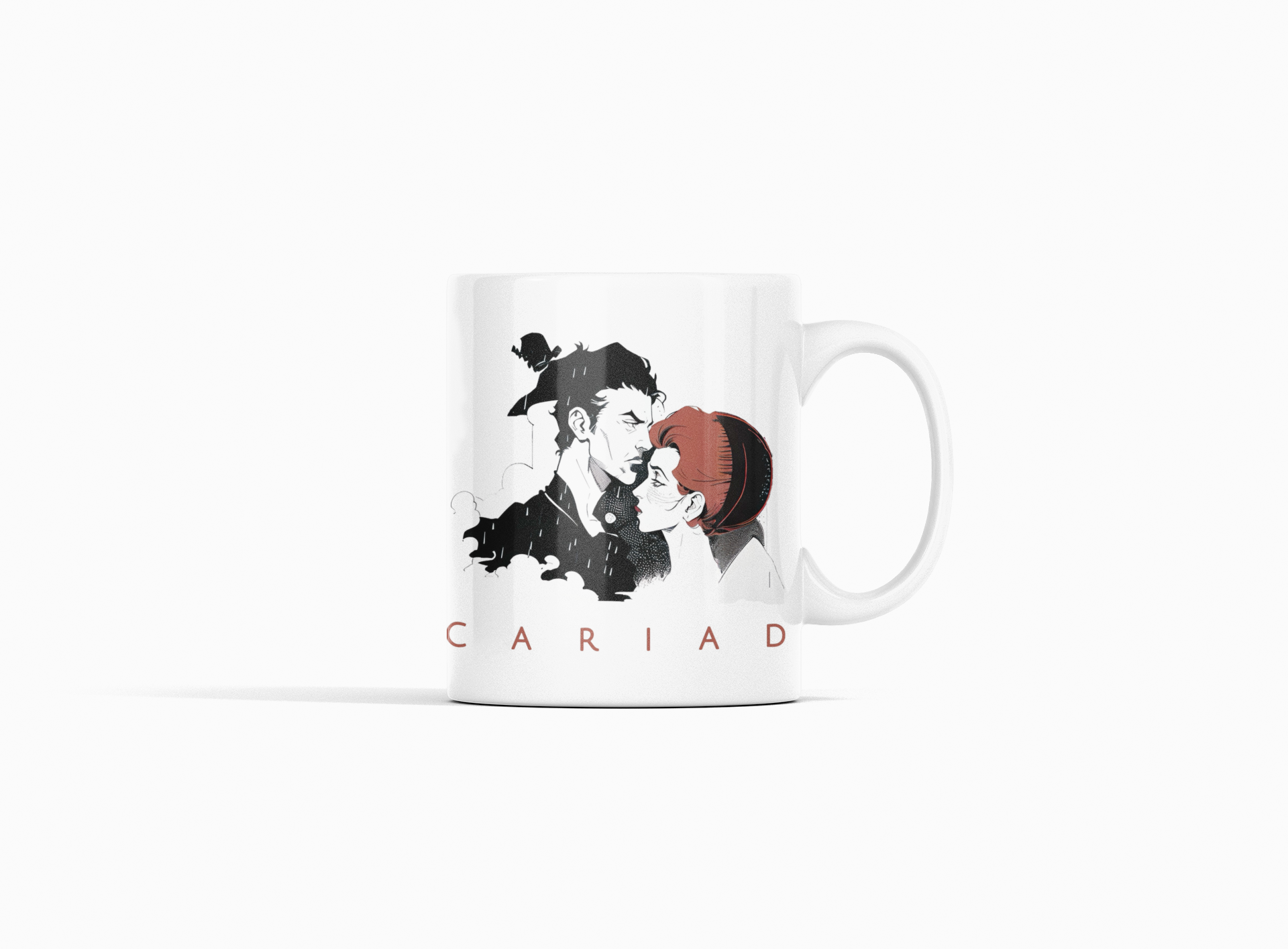 Cariad Welsh Love Story Mug