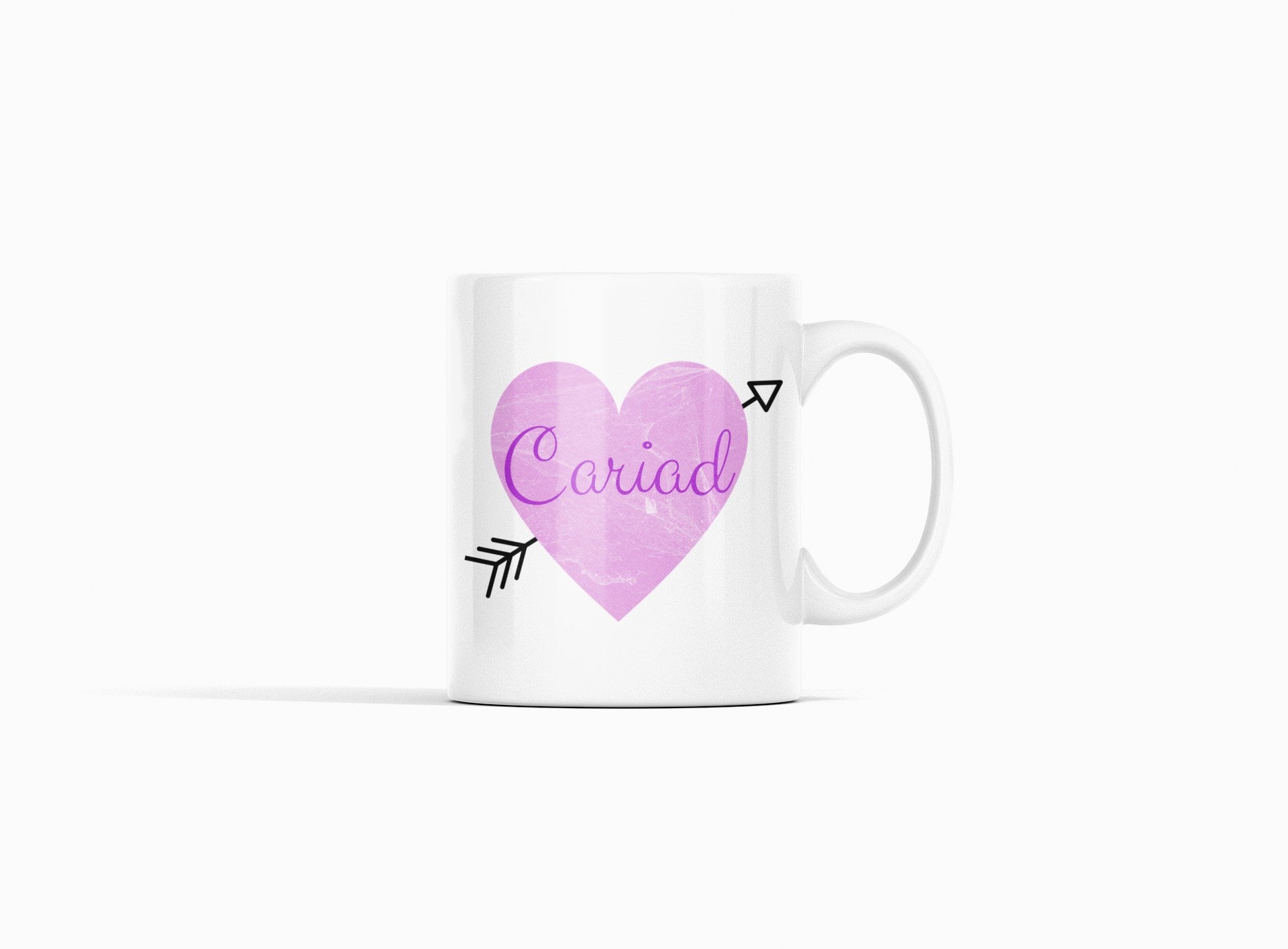 Valentine's St Dwynwen's Day Heart Cariad Mug