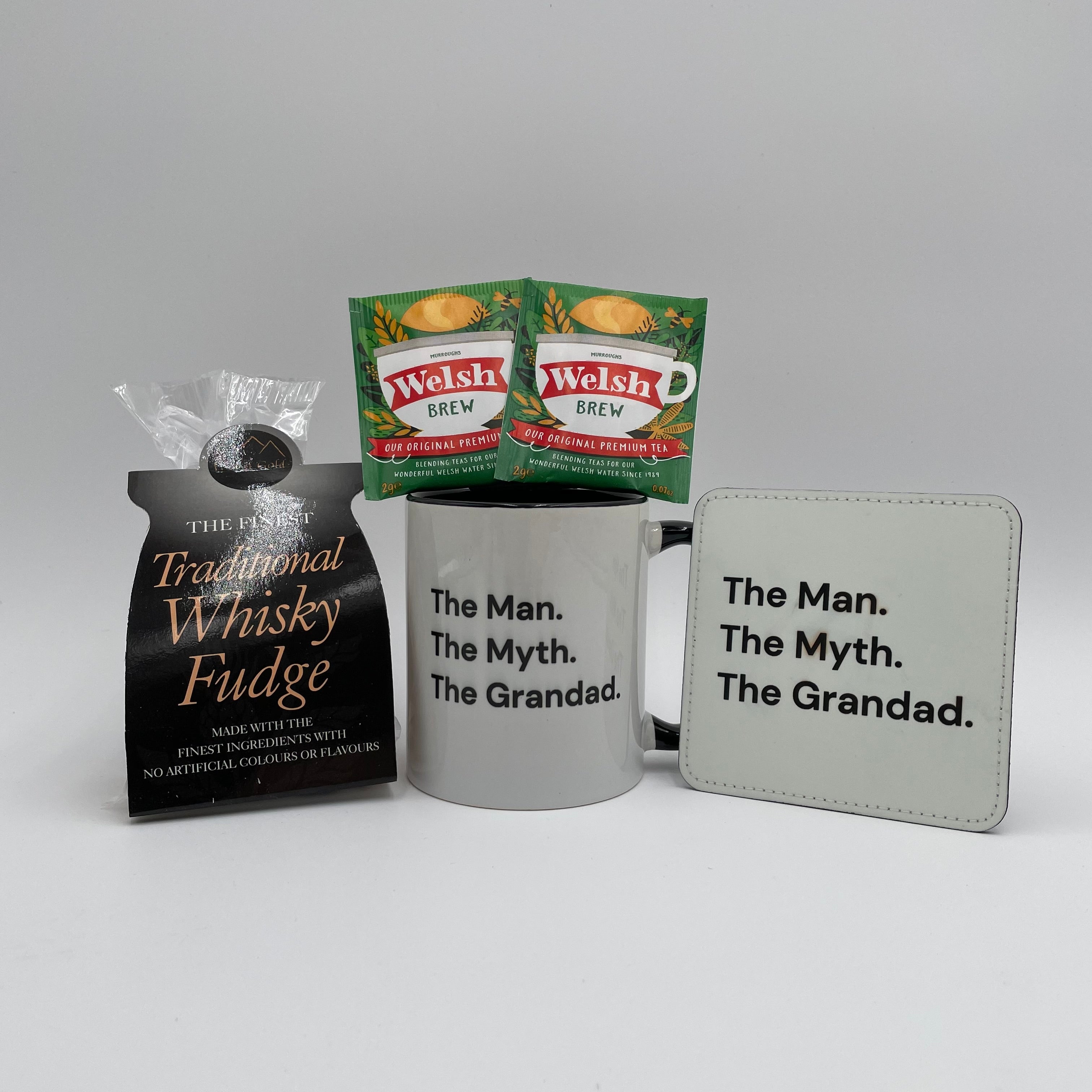 The Man, the Myth, the Grandad Mug and Coaster Gift set