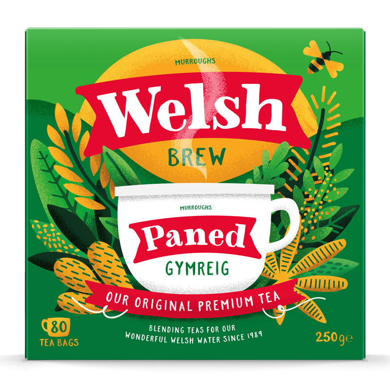 Welsh Brew 80 Bagiau Te Premiwm