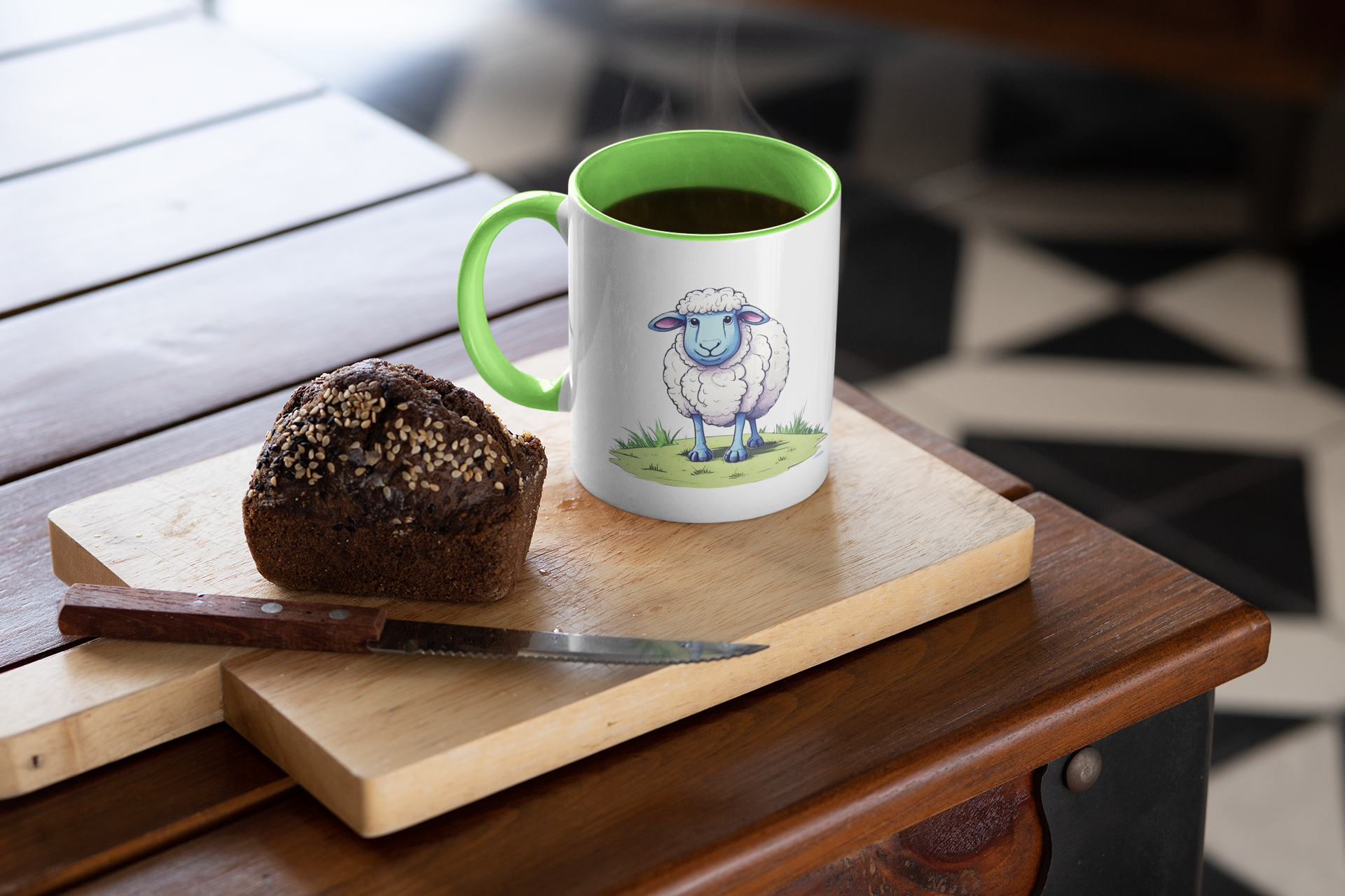 The Happy Welsh Sheep Mug