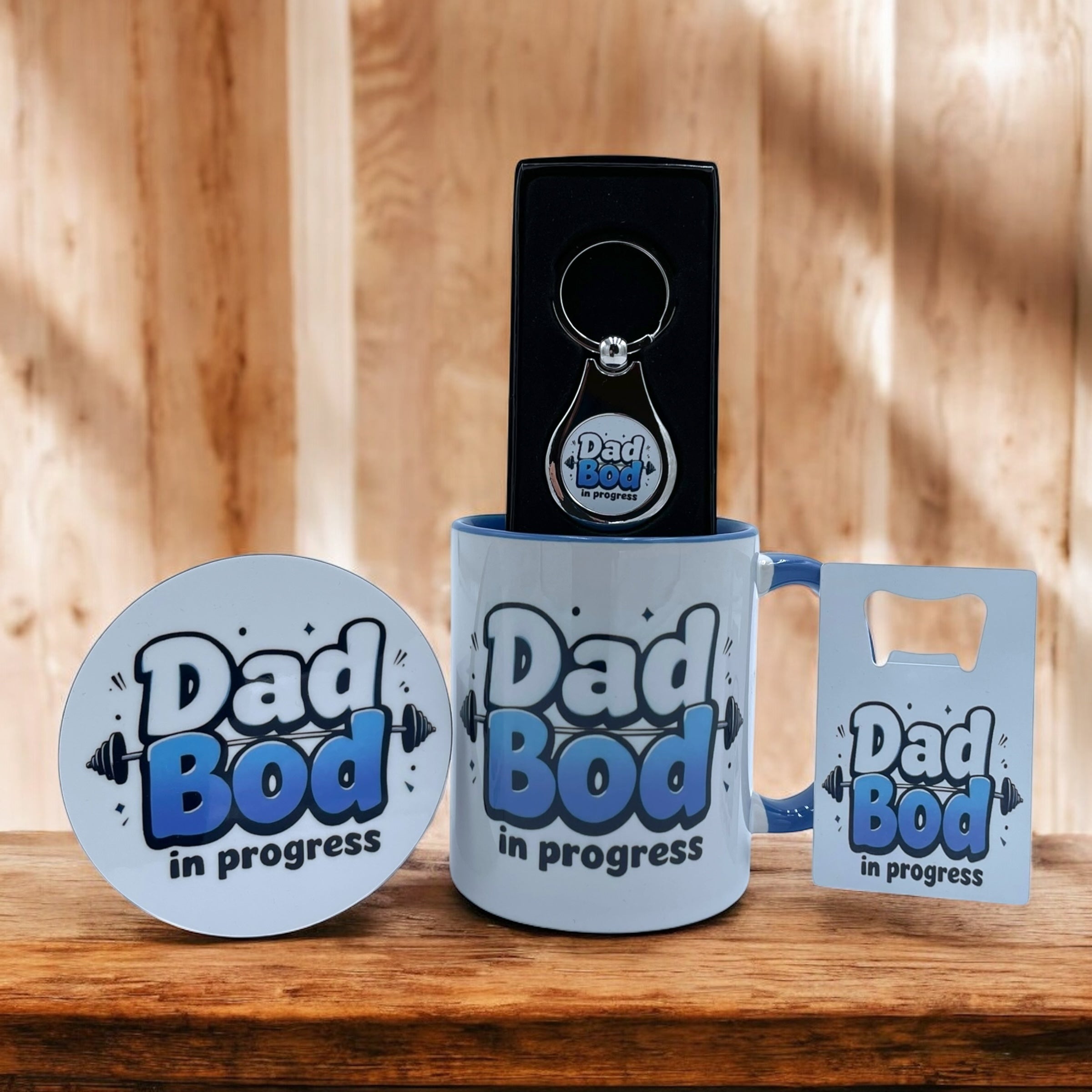Dad Bod Ar y Gweill - Set Rhodd
