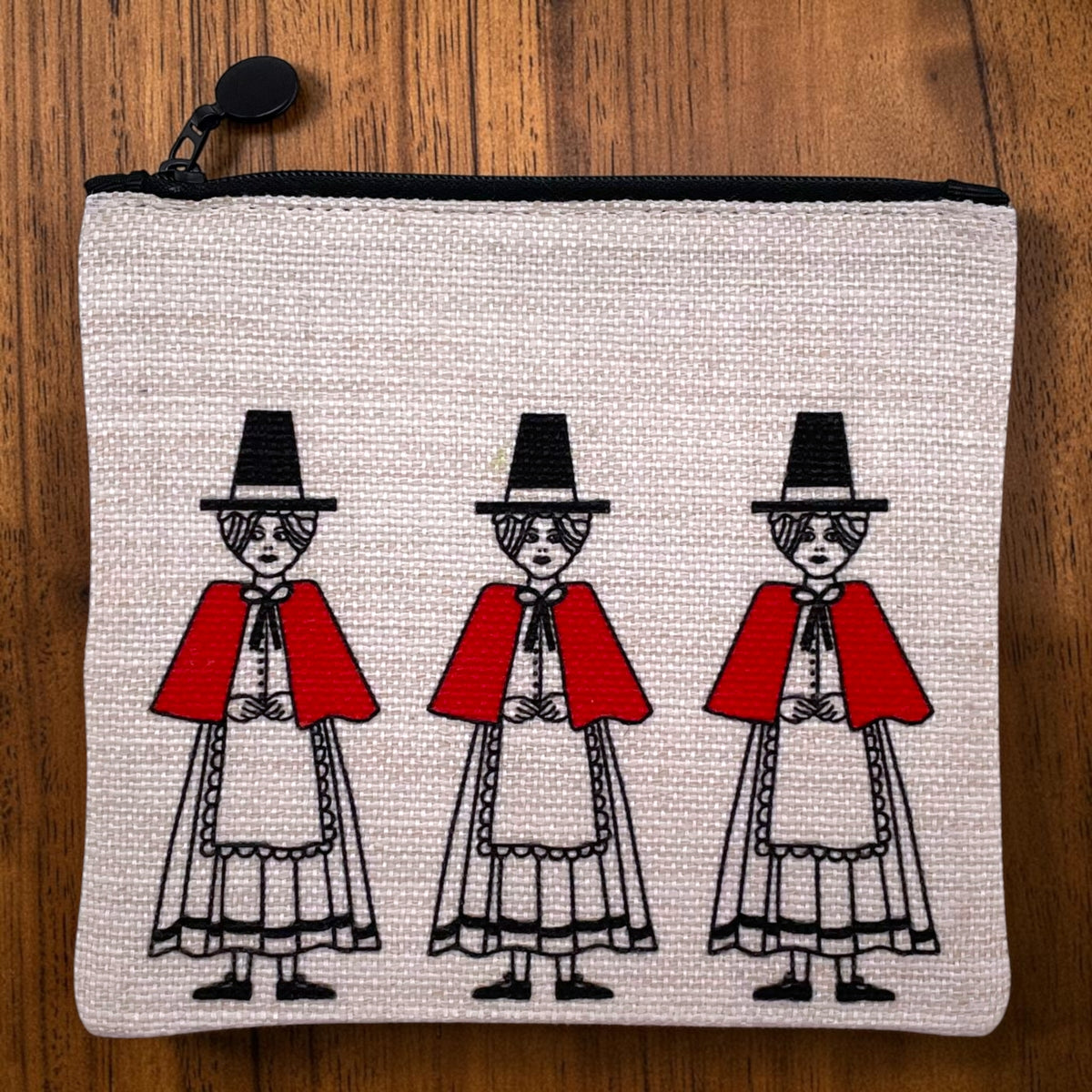 Welsh Lady Purse - Woman's Wallet with Traditional Welsh Design