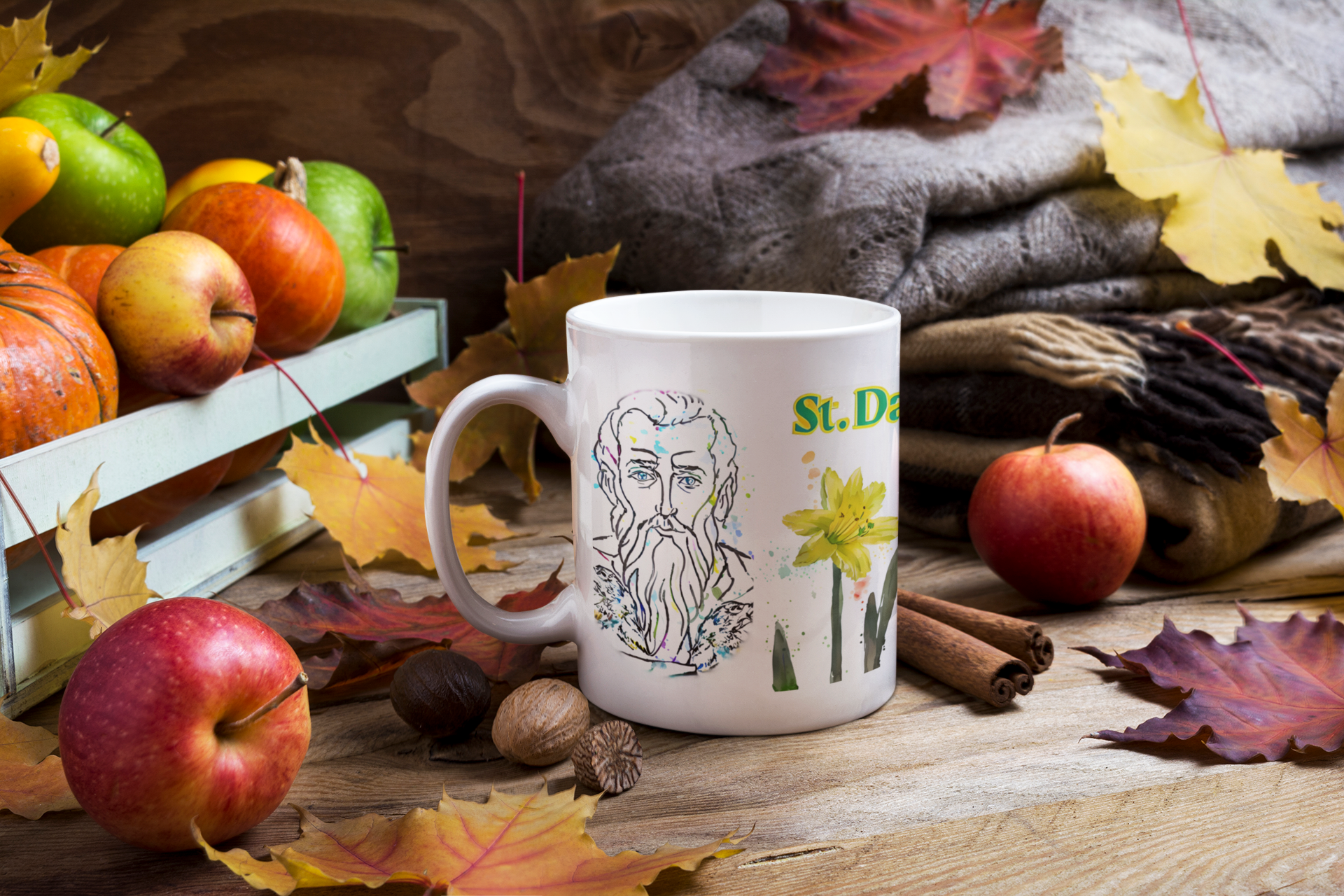 St David's Day - Two Portraits Mug
