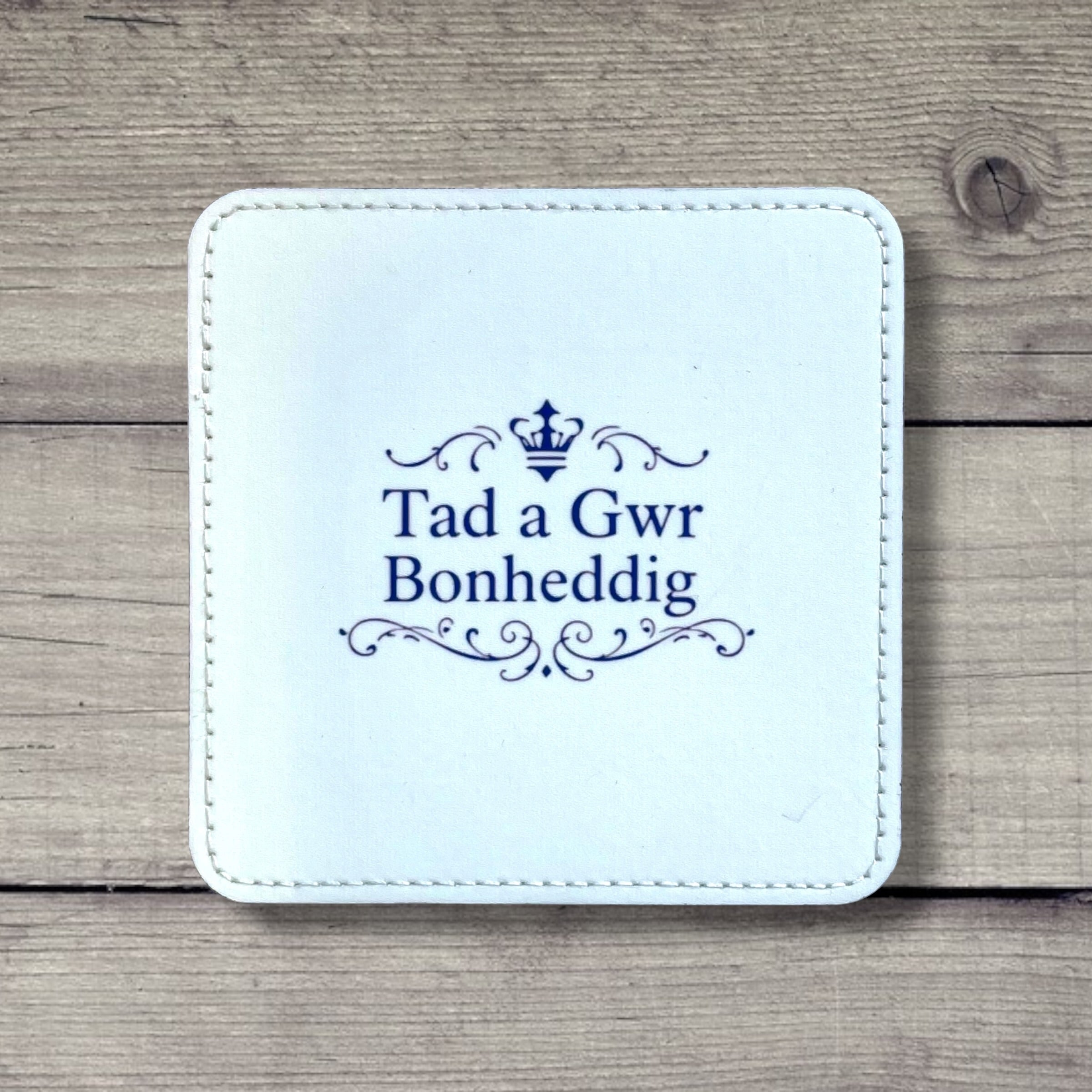 A Father & A Gentleman Welsh coaster