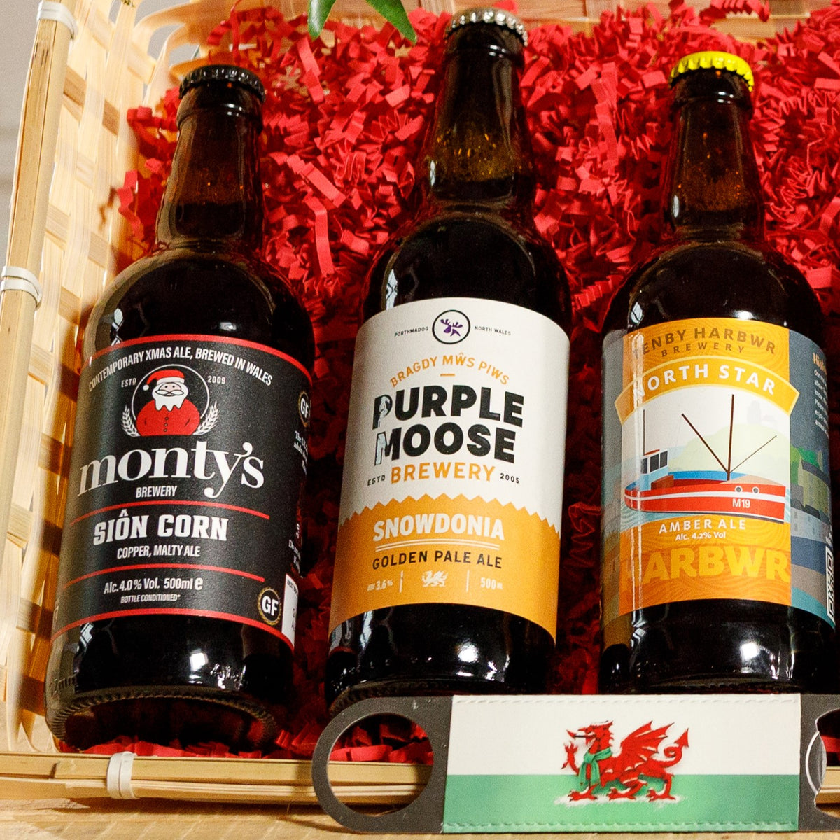 Christmas Taste of Wales Ale Gift Hamper Food & Drink Gift Set
