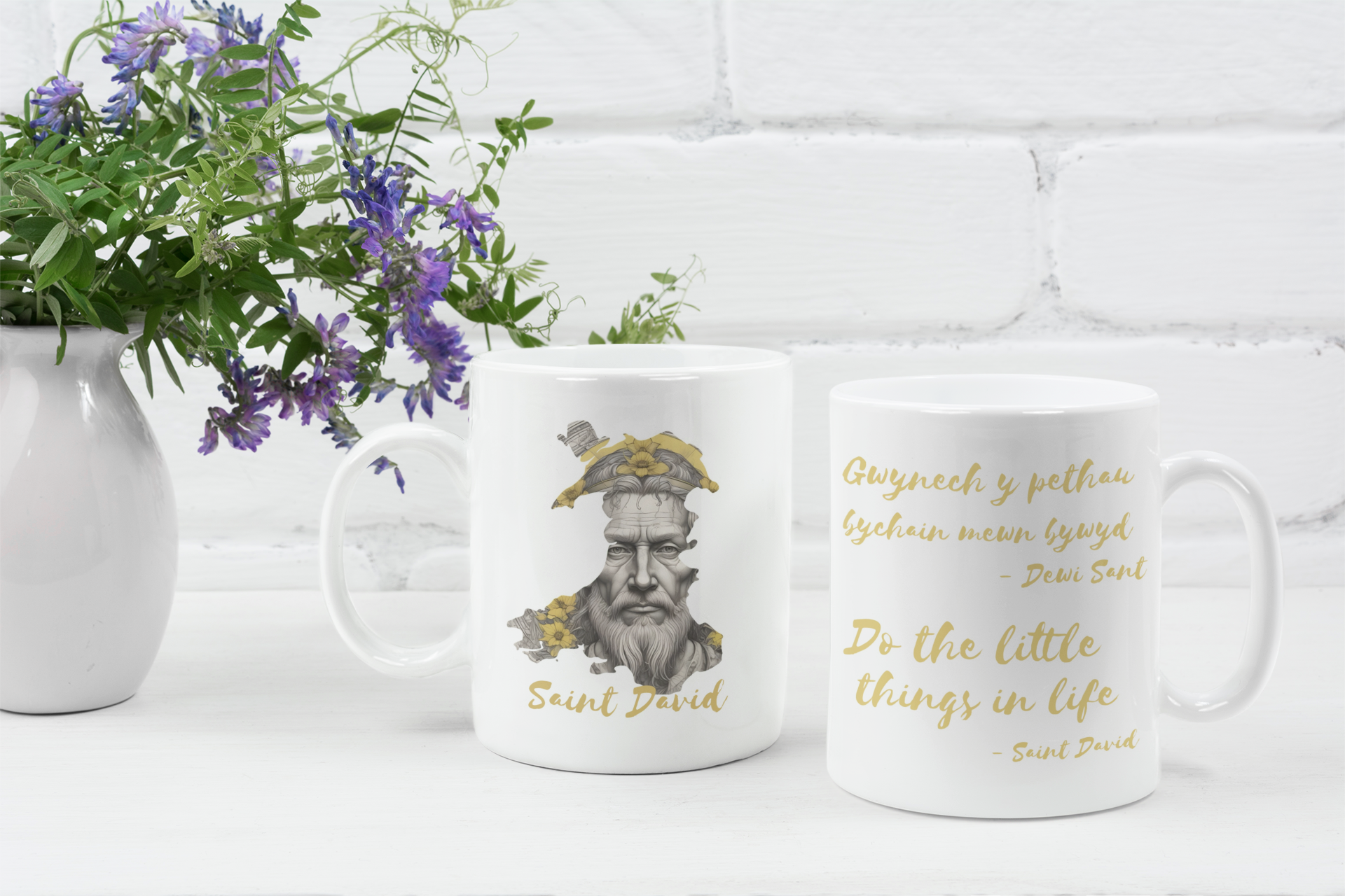 Saint David Do The Little Things In Life Mug