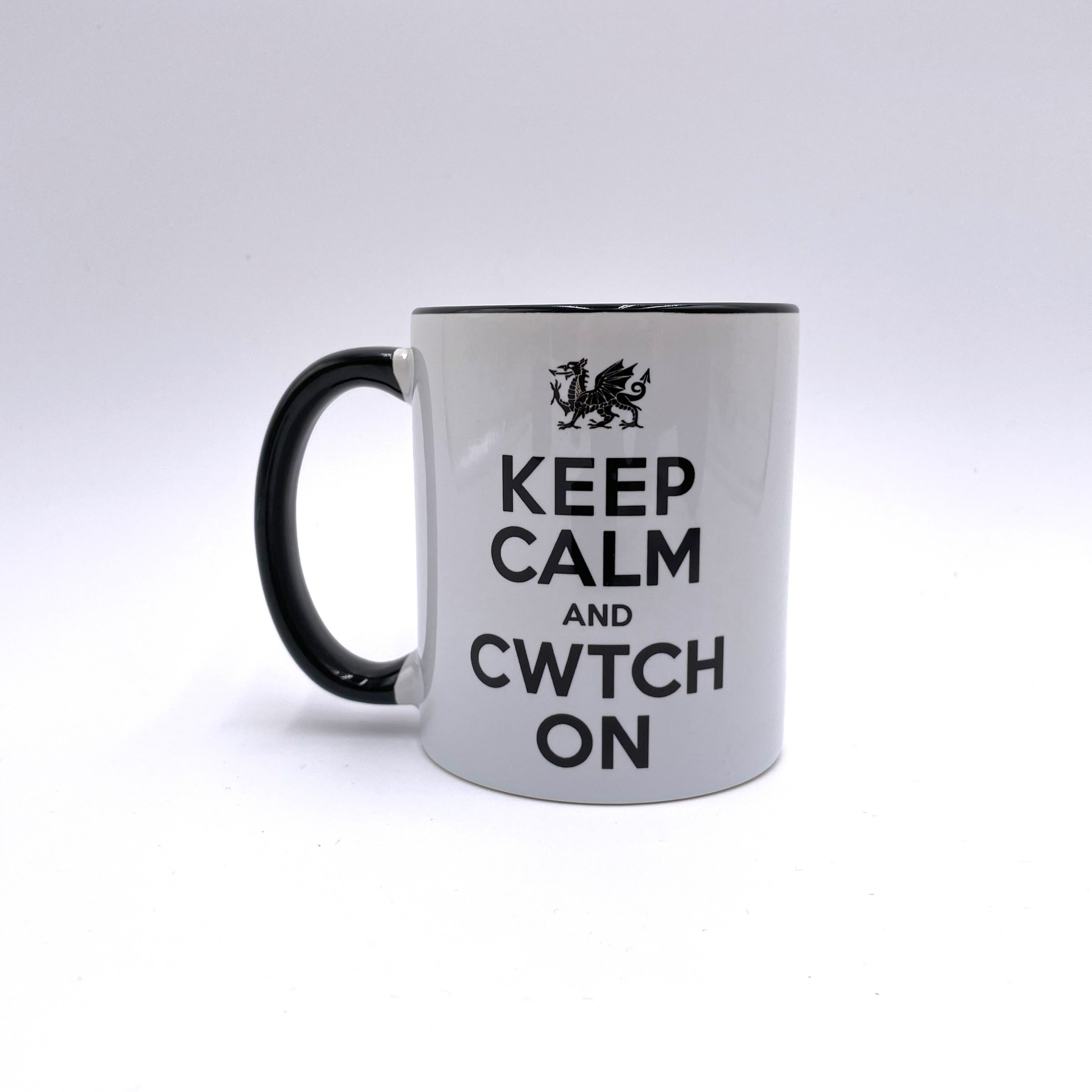 Keep Calm and Cwtch On - Funny Mug