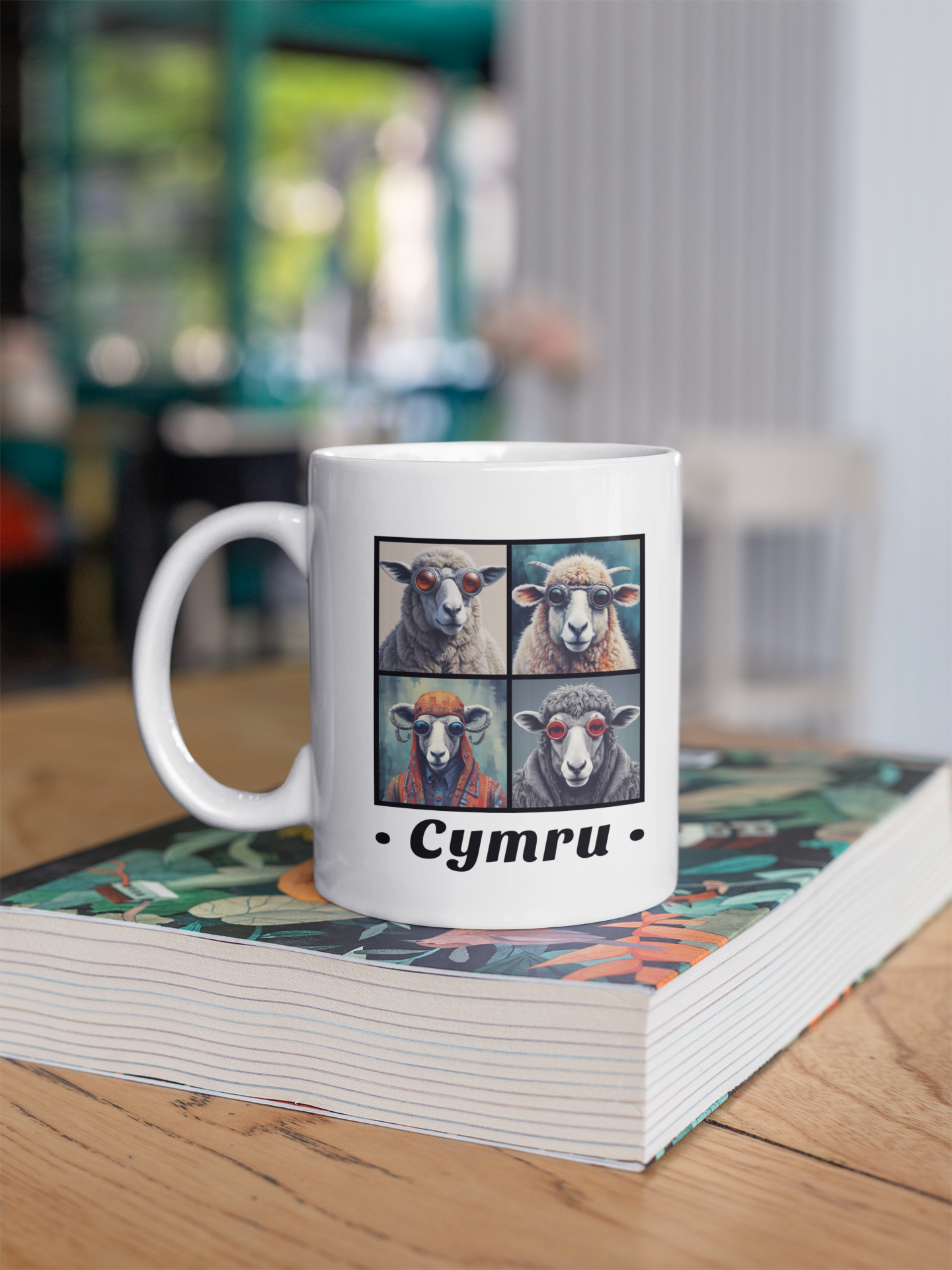 Cymru Sheep Boy Band Mug