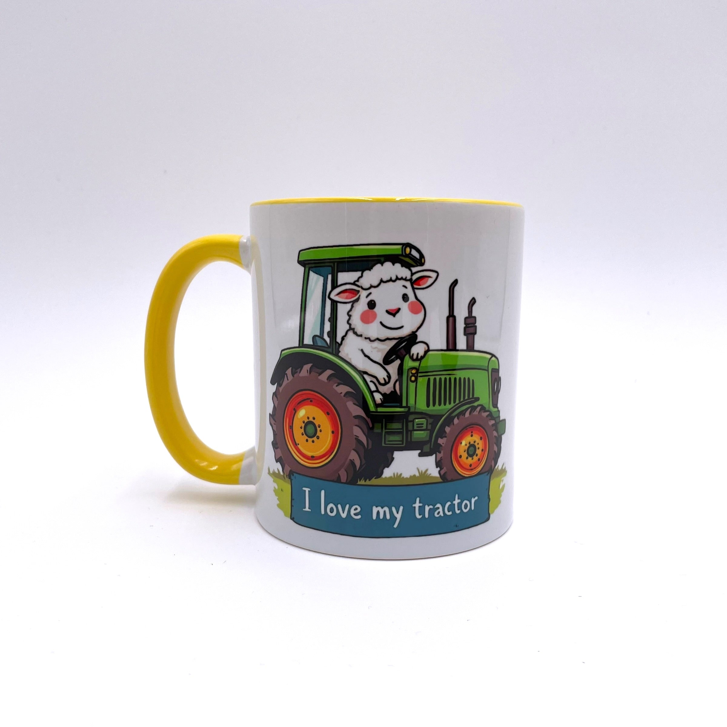 I love My Tractor - Happy Sheep Mug