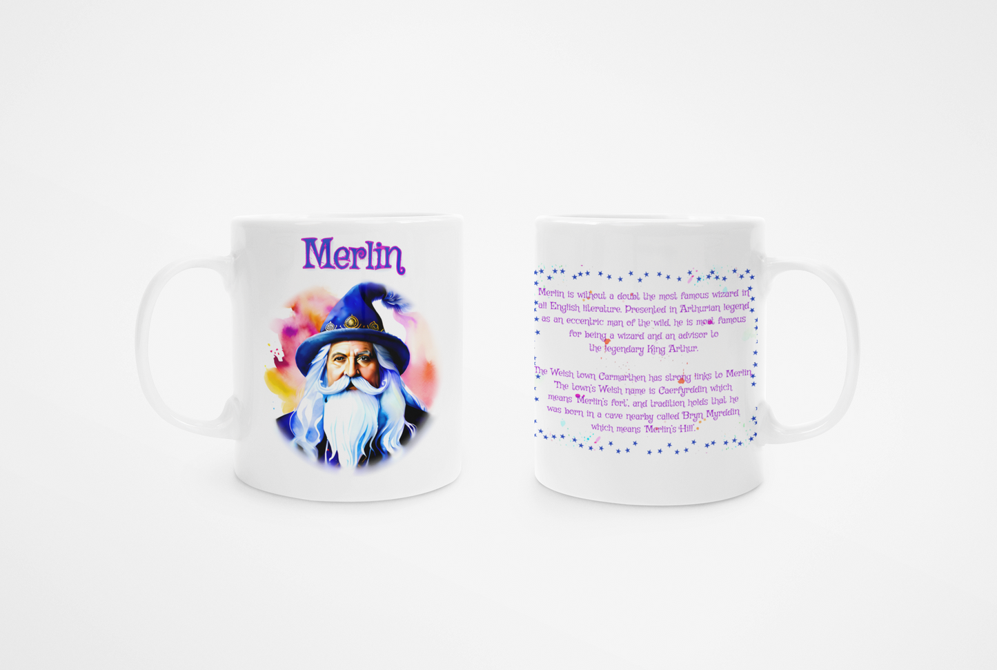 Merlin - Water Colour Legend Mug