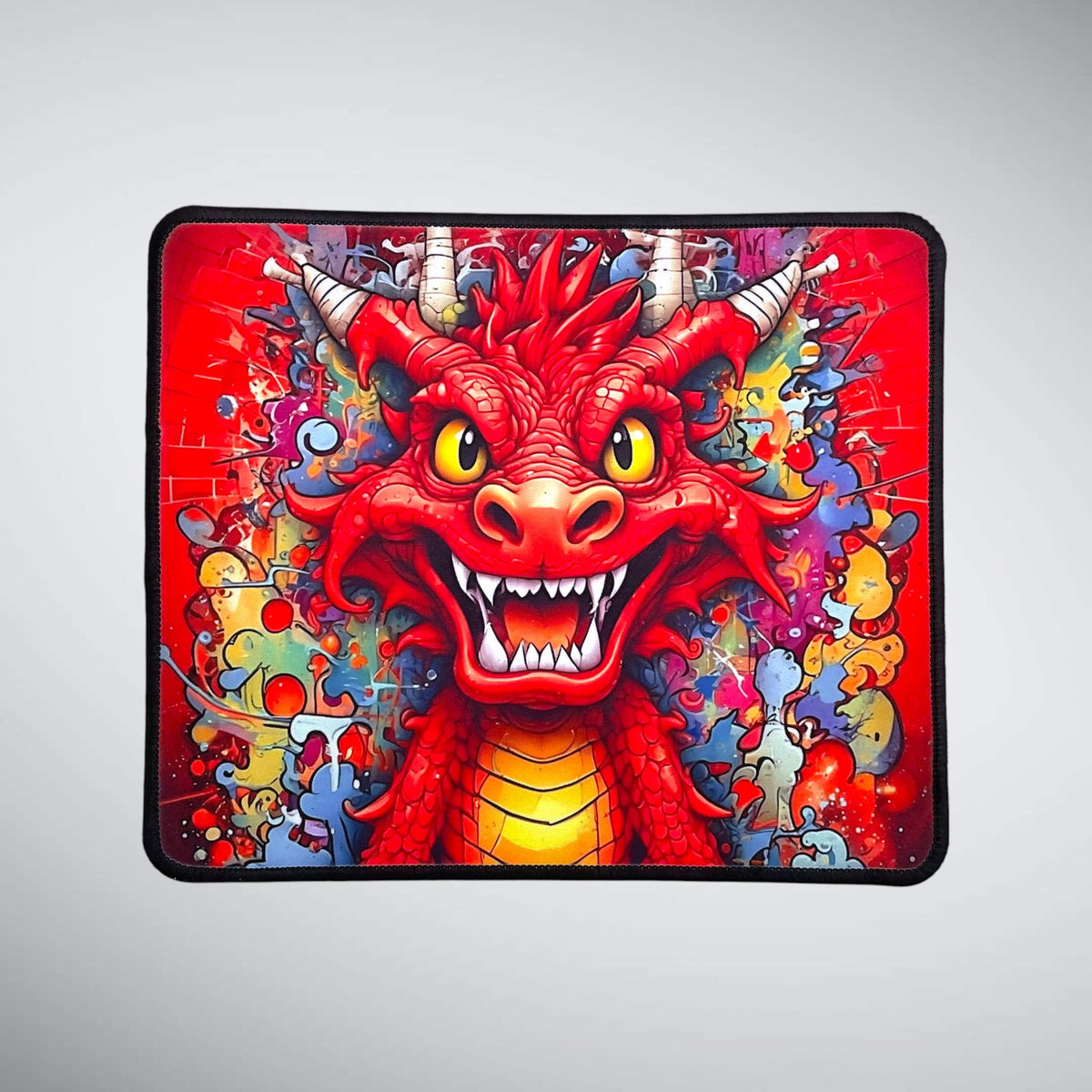 Welsh Dragon Graffiti Mouse Mat