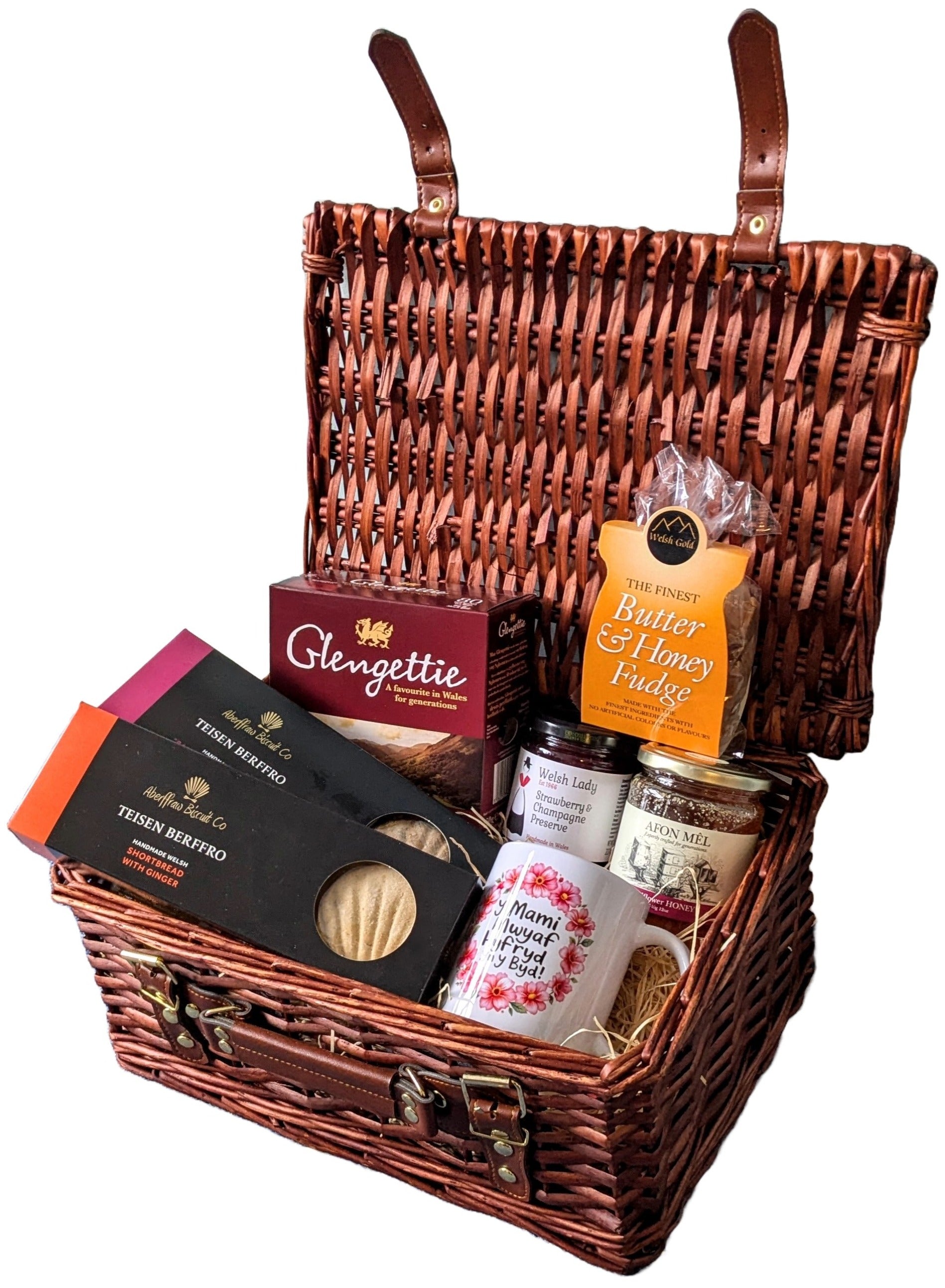 Wonderful Mum Welsh Delights Hamper - Welsh Language