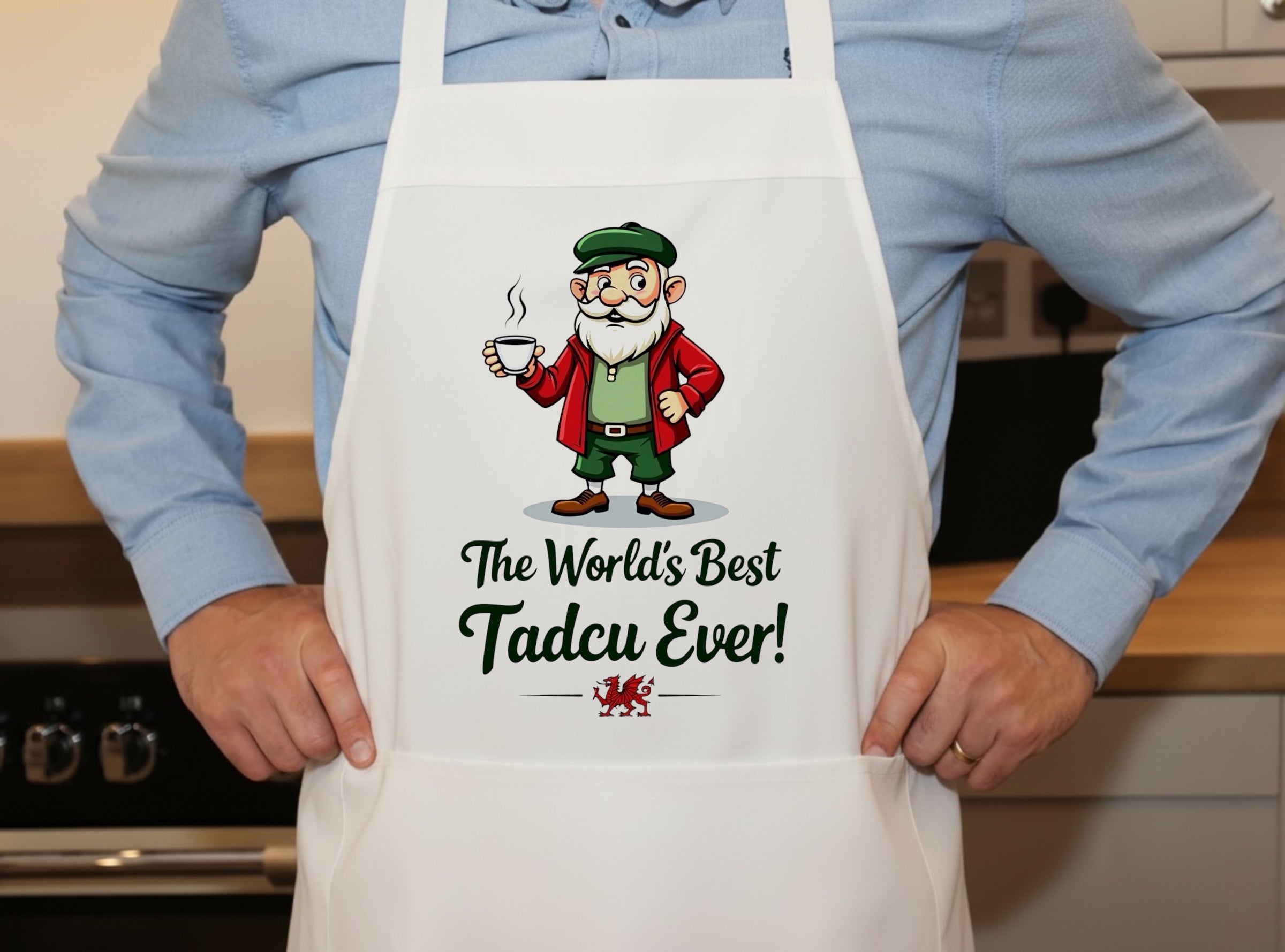 The World's Best Tadcu Ever Apron