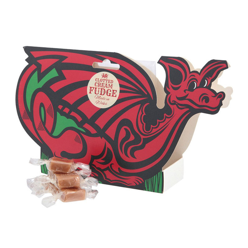 Brays Dragon Box Welsh Clotted Cream Fudge