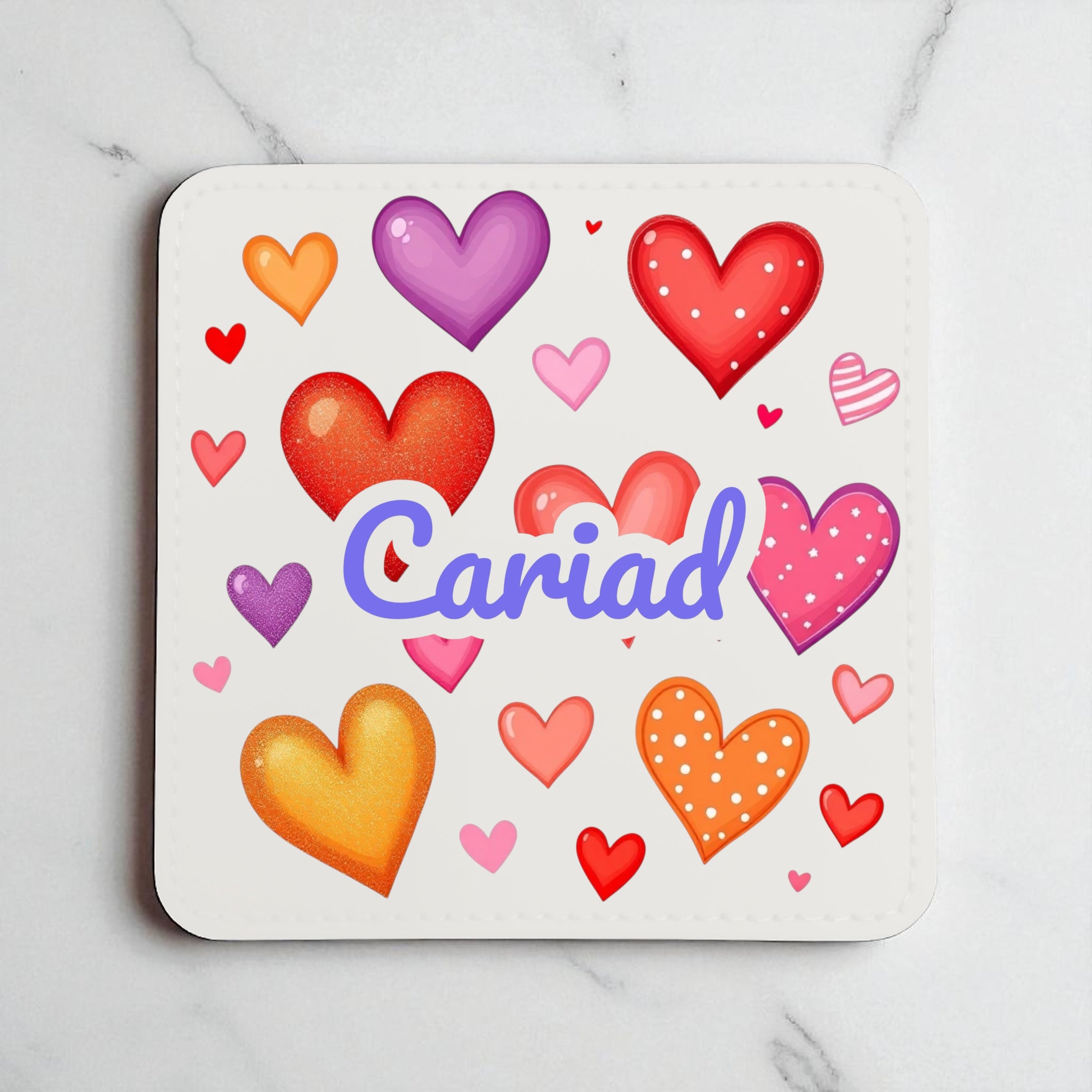 Cariad Hearts Coaster Set