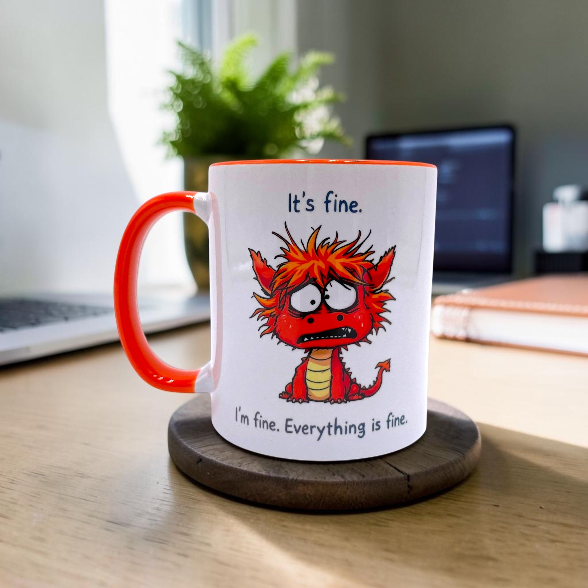 It's fine, I'm fine. Everything is fine! - Funny Welsh Mug