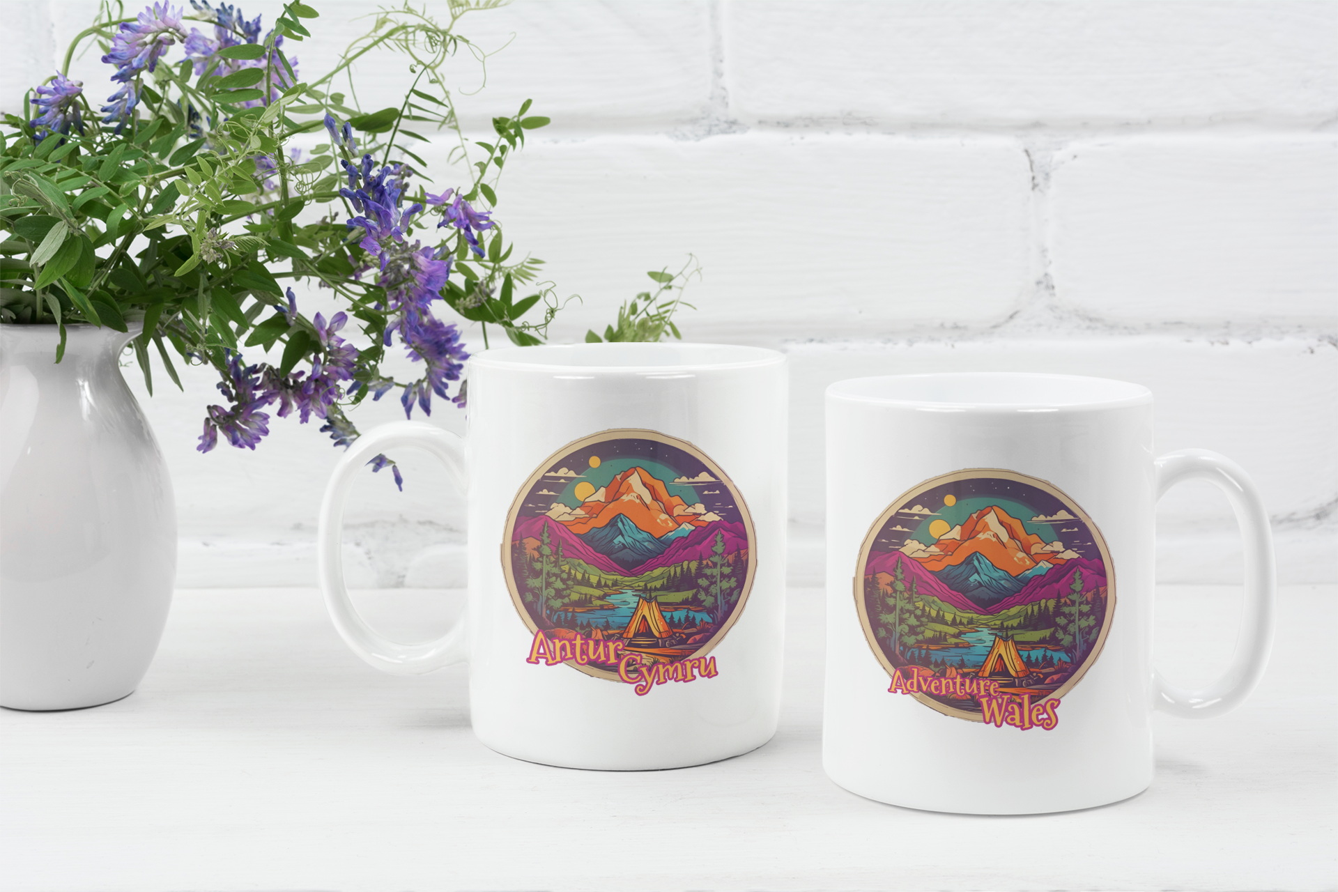 Adventure Wales Antur Cymru Mug