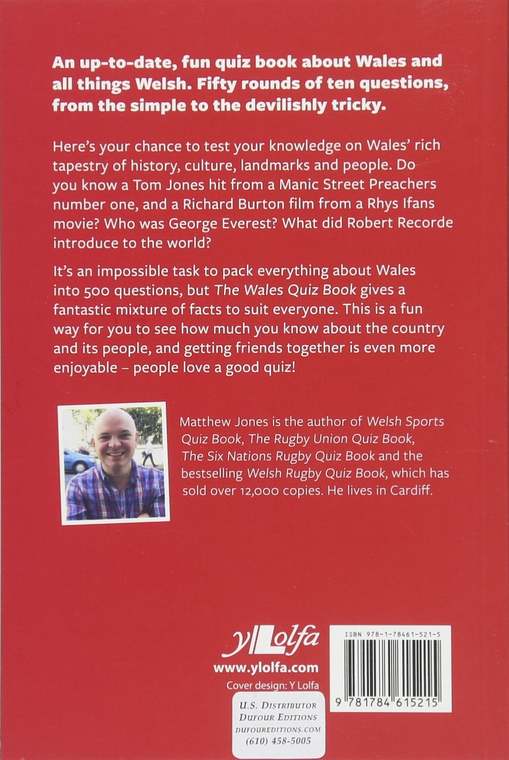 Book - The Wales Quiz Book - Paperback