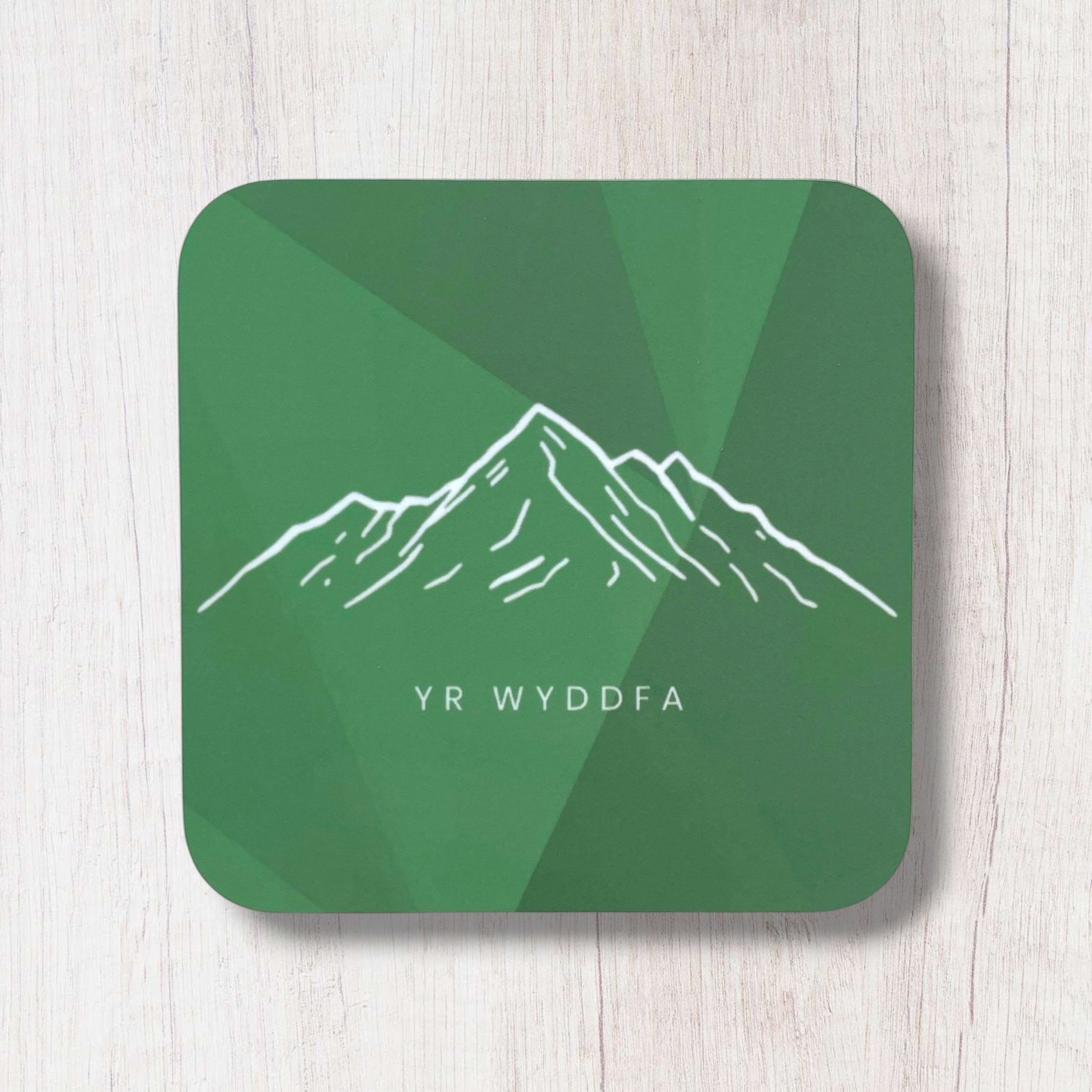 Three Welsh Peaks - Yr Wyddfa, Pen Y Fan, Cadair Idris Coloured Coaster Set