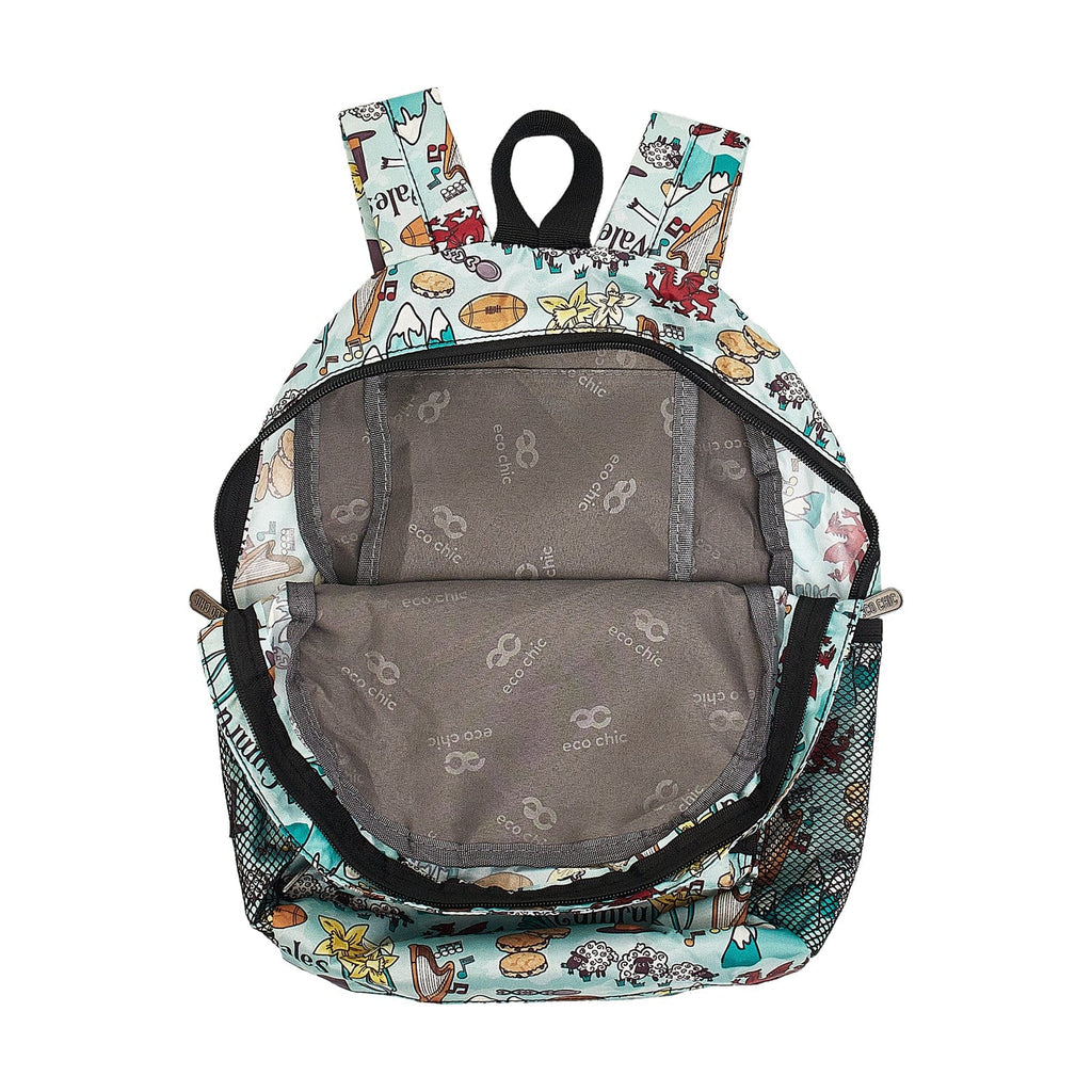 Eco Chic Wales Montage Recycled Mini Backpack