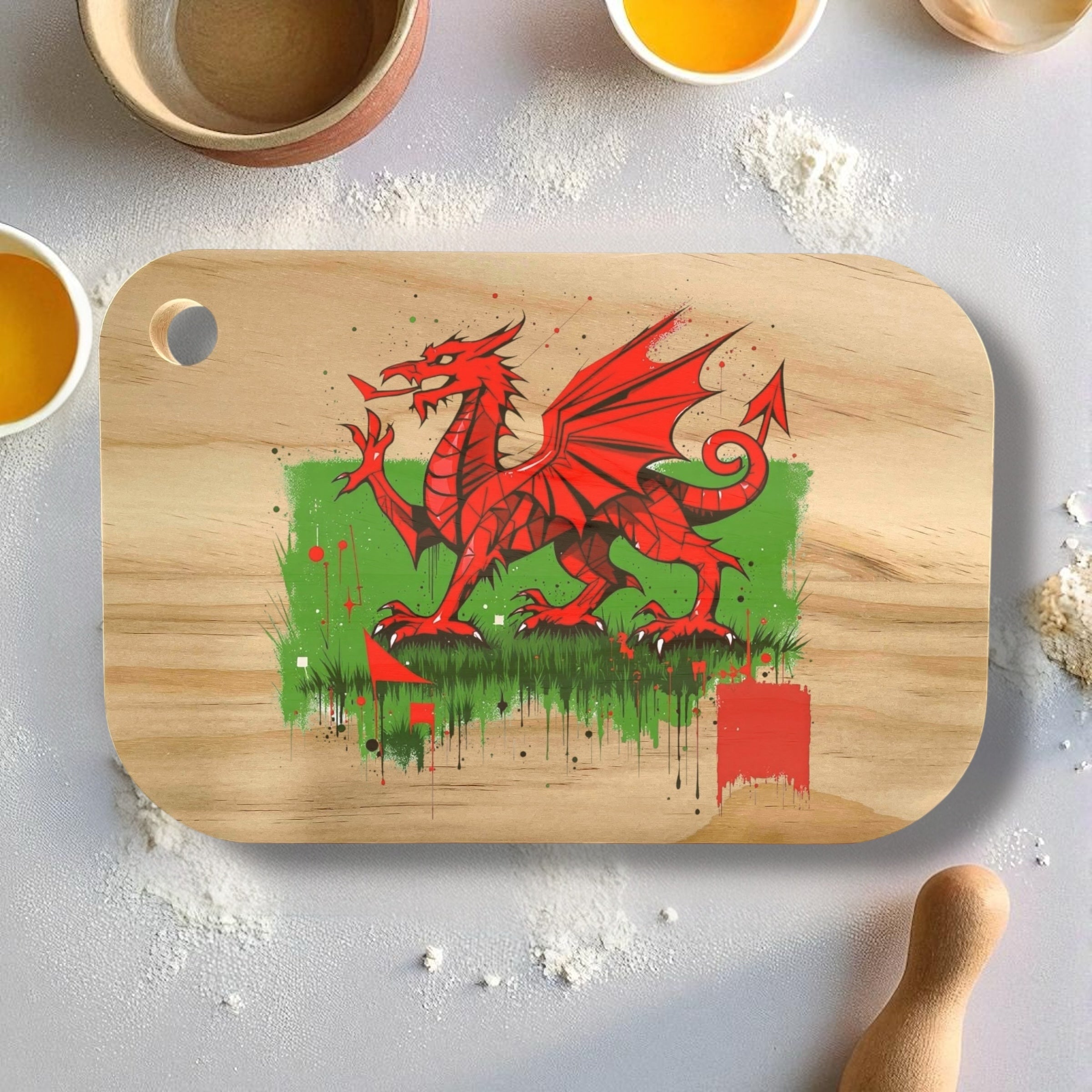 Welsh Dragon Chopping Board