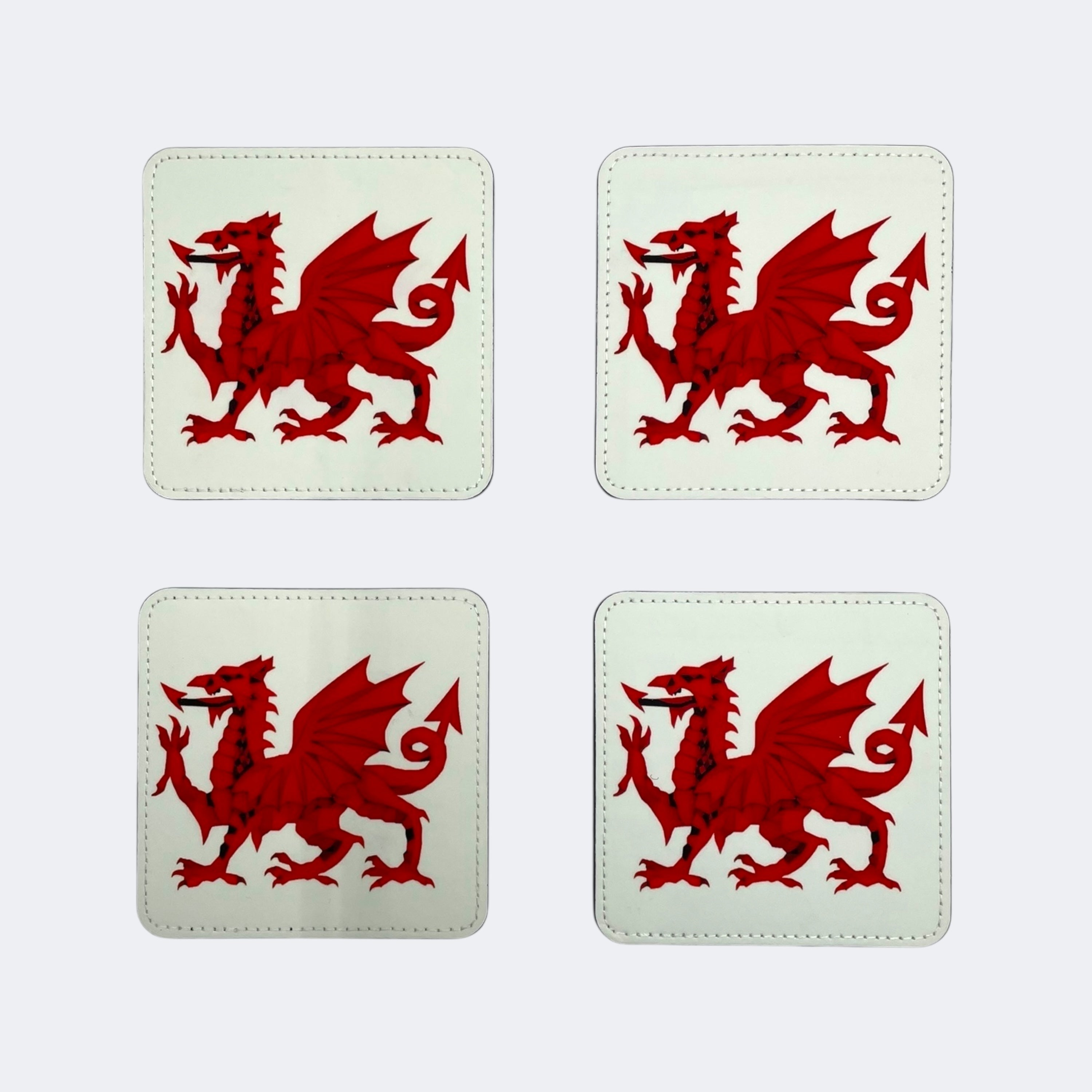 Red Dragon Coaster Set