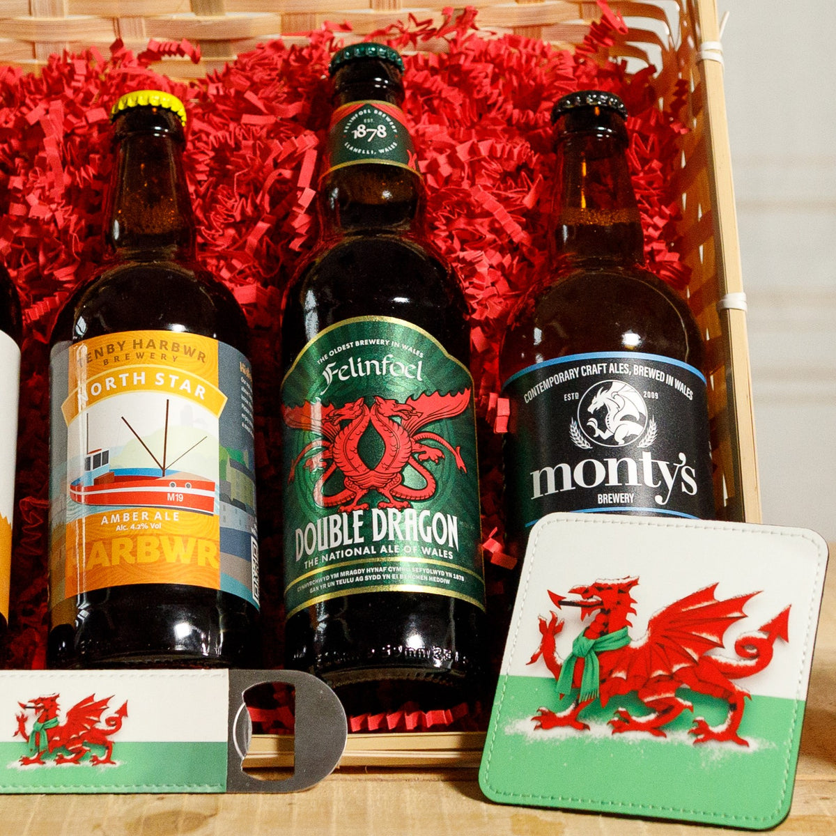 Christmas Taste of Wales Ale Gift Hamper Food & Drink Gift Set