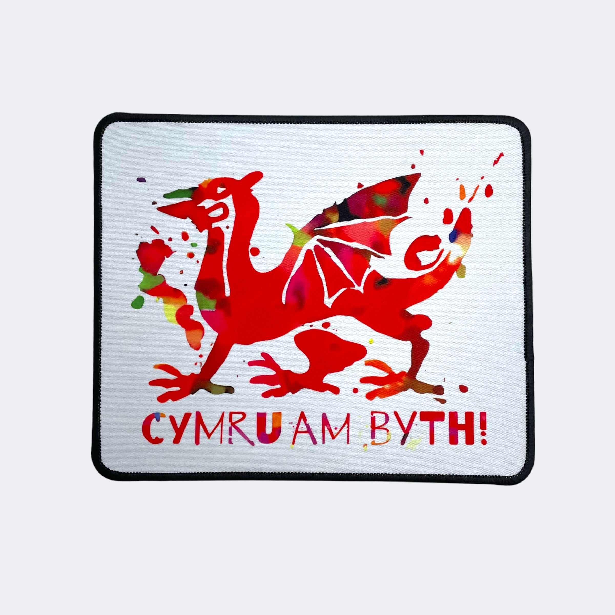 Welsh Dragon - Cymru Am Byth Mouse Mat Computer Accessory
