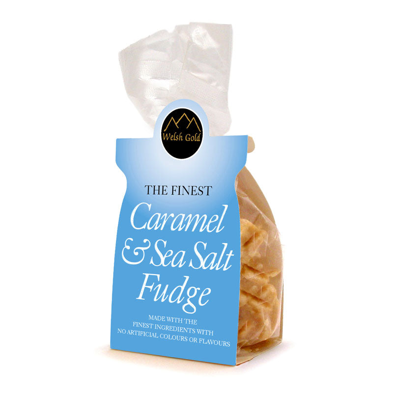 Welsh Gold Caramel & Sea Salt Fudge