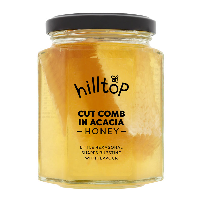 Hilltop Cut Comb in Acacia Honey