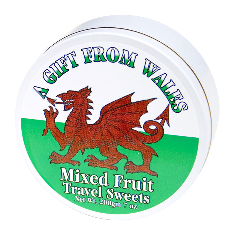 Simkins Mixed Fruit Travel Sweets Gift From Wales Tin