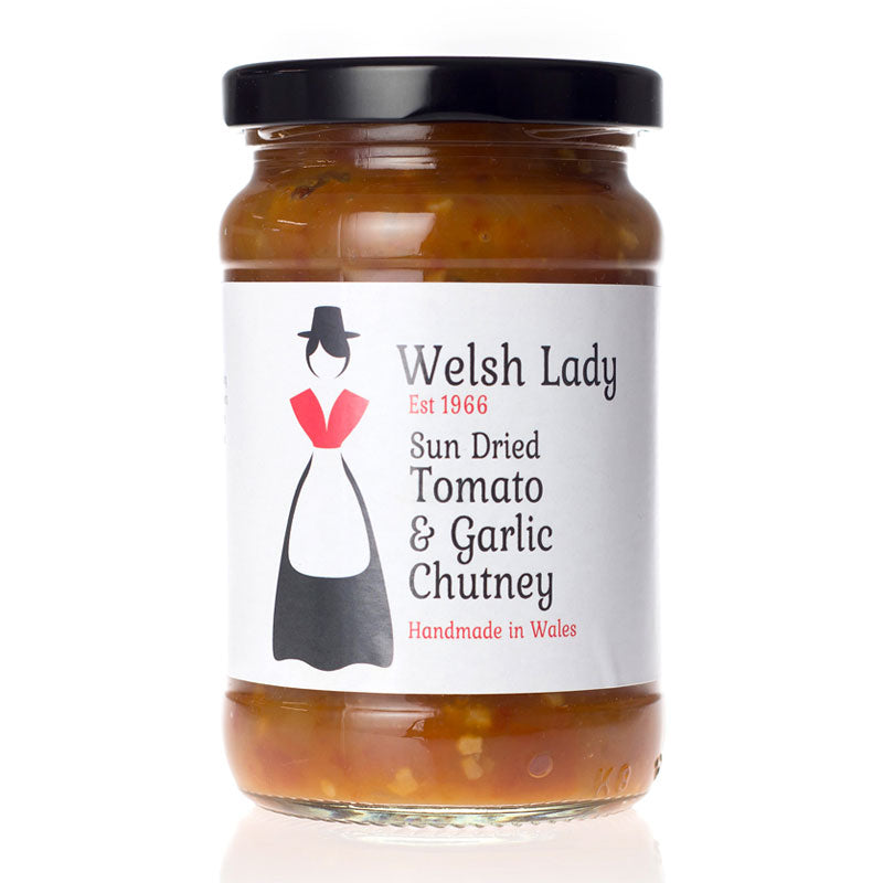 Welsh Lady Sun Dried Tomato & Garlic Chutney